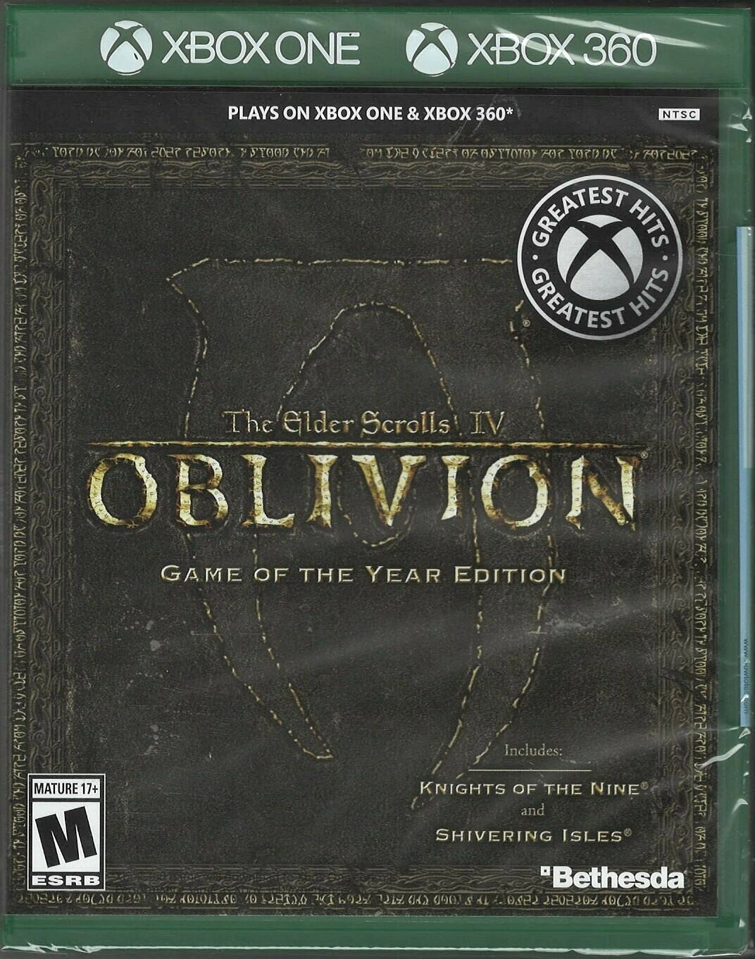 Oblivion Game of the Year Edition (Greatest Hits) (XB1 Packaging) - Xbox 360 北米版 Xbox 360 Xbox360 海外版ソフト