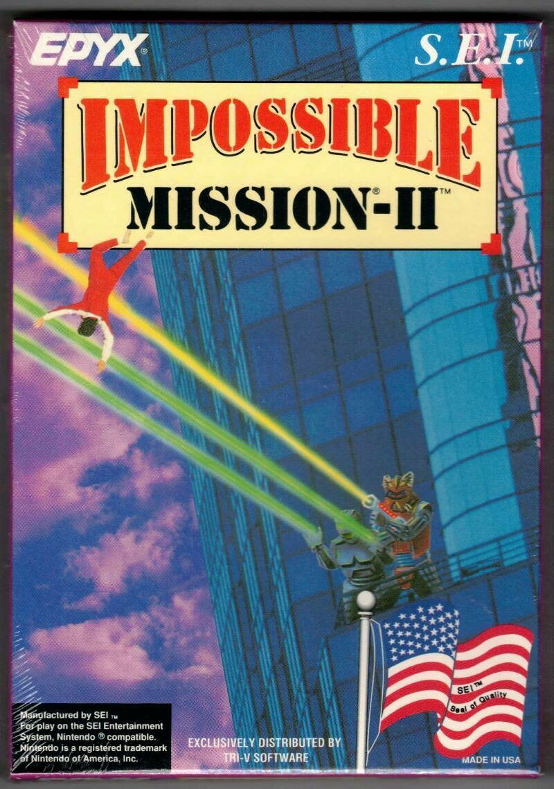 Impossible Mission II NES (Brand New Factory Sealed US Version) Nintendo Enterta 北米版 NES ファミコン 海外版ソフト