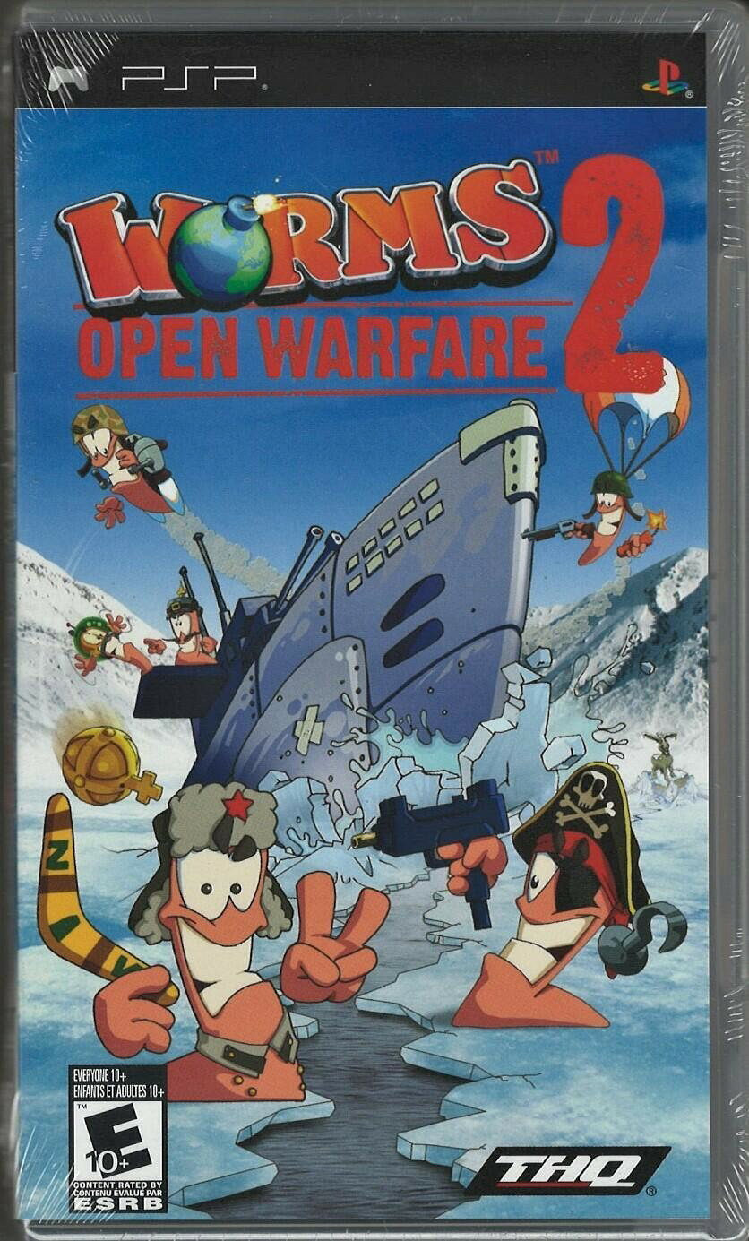 Worms 2 Open Warfare PSP (Brand New Factory Sealed US Version) Sony PSP 北米版 PSP PSP 海外版ソフト