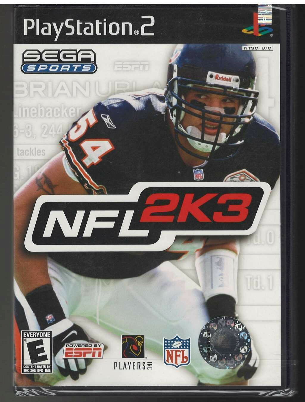 PRODUCT DETAILS 【商品情報】・商品名：NFL 2K3 Football PS2 (Brand New Factory Sealed US Version) Playstation 2・対応機種：プレイステーション2（PS2）・仕様：北米版（NTSC-U/C）・言語：英語【コンディション】・新品未開封の海外直輸入品です。・パッケージに輸送によるスレ・小傷がある場合があります。 ■ 北米版ゲームについてのご注意（必ずお読みください） 【北米版 ゲームについてのご注意】こちらの商品は、海外仕様のゲームソフトです。・プレイステーション2（PS2）は本体にリージョン制限があるため、日本国内の本体では通常そのままプレイすることはできません。・北米版の本体など、ソフトに対応した本体が必要です。・ゲーム内の表示および音声は、基本的に英語などの外国語です。日本語には対応していない場合があります。・映像方式や接続するテレビ・モニターによっては、正常に表示されない場合があります。・海外版であることや、お手持ちの本体で使用できないことを理由とした返品・交換はお受けできません。 ■ ご注意 ・掲載画像は実物に近い色味になるよう調整しておりますが、ご利用の環境により差異が生じる場合があります。・複数店舗で在庫を共有しているため、ご注文後に在庫切れとなる場合がございます。・海外倉庫からのお取り寄せのため、発送までに数日〜2〜3週間程度かかる場合があります。 ■ 納期についてお届けの目安を必ずご確認ください。 ご注意 海外からの輸入品となります。海外輸送のため、外箱に軽微なスレ等がある場合がございますが、商品本体には影響ございません。 ※在庫状況は仕入先の在庫情報をもとに出来る限り正確に表示しておりますが、取寄せ商品のため、タイミングによりご注文後に欠品・キャンセルとなる場合がございます。