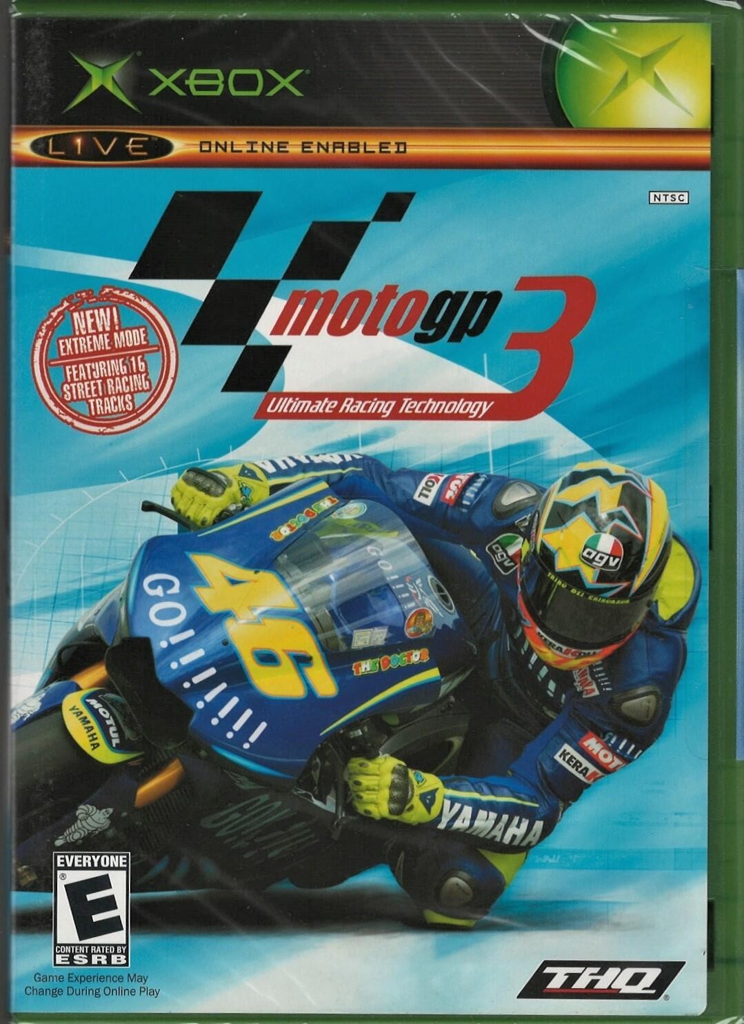 PRODUCT DETAILS 【商品情報】・商品名：Moto GP 3 Ultimate Racing Technology - Xbox・対応機種：Xbox(初代)（Xbox）・仕様：北米版（NTSC-U/C）・言語：英語【コンディション】・新品未開封の海外直輸入品です。・パッケージに輸送によるスレ・小傷がある場合があります。 ■ 北米版ゲームについてのご注意（必ずお読みください） 【北米版 ゲームについてのご注意】こちらの商品は、海外仕様のゲームソフトです。・Xbox(初代)（Xbox）は本体にリージョン制限があるため、日本国内の本体では通常そのままプレイすることはできません。・北米版の本体など、ソフトに対応した本体が必要です。・ゲーム内の表示および音声は、基本的に英語などの外国語です。日本語には対応していない場合があります。・映像方式や接続するテレビ・モニターによっては、正常に表示されない場合があります。・海外版であることや、お手持ちの本体で使用できないことを理由とした返品・交換はお受けできません。 ■ ご注意 ・掲載画像は実物に近い色味になるよう調整しておりますが、ご利用の環境により差異が生じる場合があります。・複数店舗で在庫を共有しているため、ご注文後に在庫切れとなる場合がございます。・海外倉庫からのお取り寄せのため、発送までに数日〜2〜3週間程度かかる場合があります。 ■ 納期についてお届けの目安を必ずご確認ください。 ご注意 海外からの輸入品となります。海外輸送のため、外箱に軽微なスレ等がある場合がございますが、商品本体には影響ございません。 ※在庫状況は仕入先の在庫情報をもとに出来る限り正確に表示しておりますが、取寄せ商品のため、タイミングによりご注文後に欠品・キャンセルとなる場合がございます。