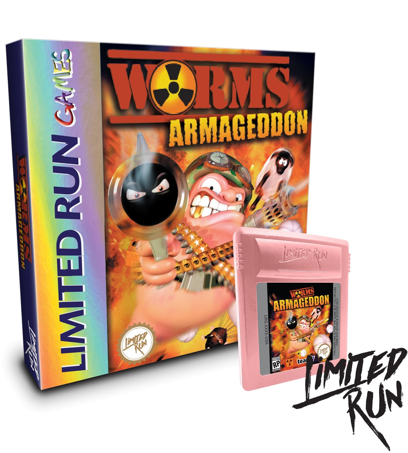Worms Armageddon (Limited Run Games) 北米版 ゲームボーイカラー GBC 海外版ソフト