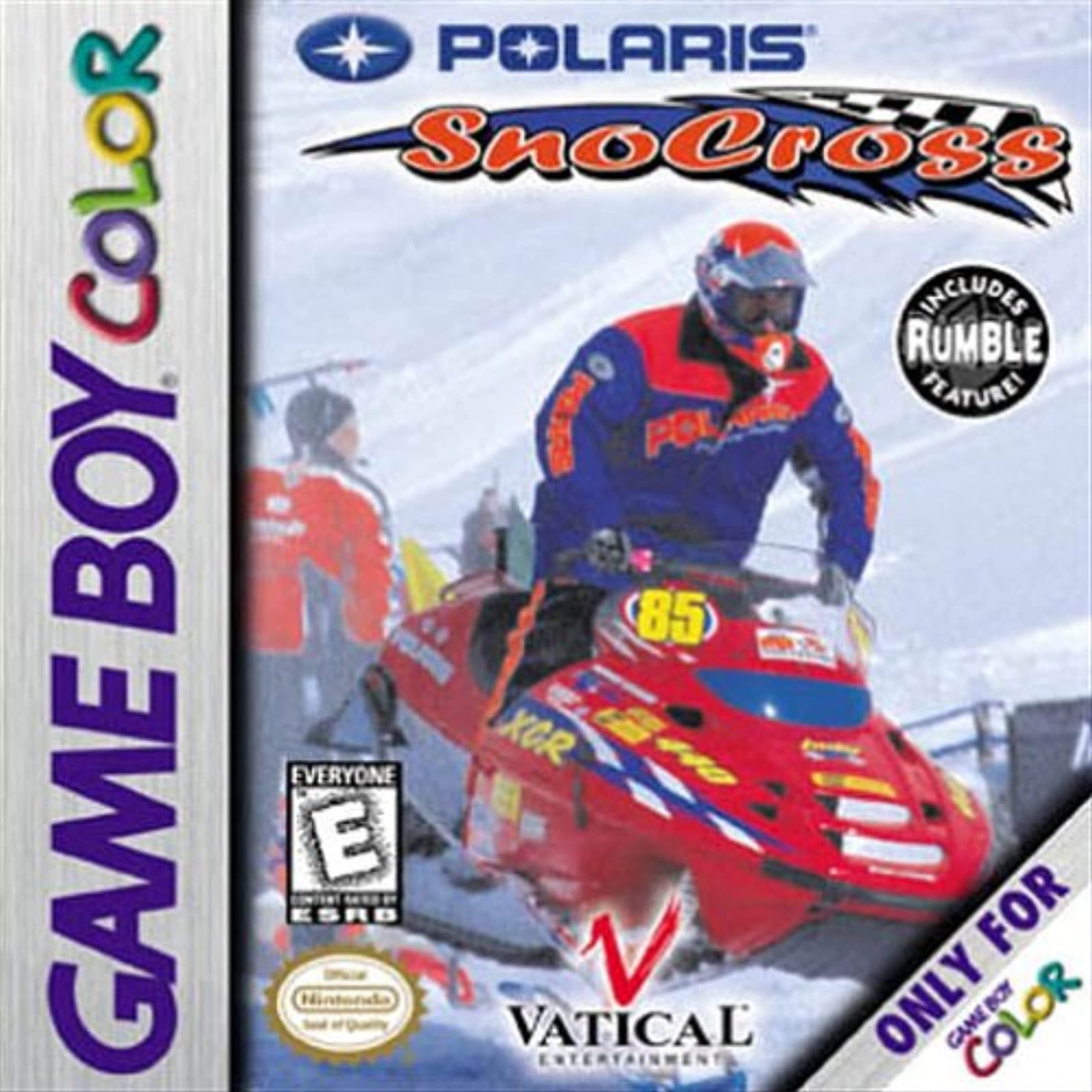 PRODUCT DETAILS 【商品情報】・商品名：Polaris SnoCross・対応機種：ゲームボーイカラー（Game Boy Color）・仕様：北米版・言語：英語【コンディション】・新品・海外直輸入品です。・パッケージに輸送によるスレ・小傷がある場合があります。 ■ 日本国内の本体でプレイいただけます ゲームボーイカラーはリージョンフリーのため、北米版のソフトも日本国内で購入された本体でそのままプレイいただけます。対応本体：ゲームボーイカラー／ゲームボーイアドバンス／ゲームボーイアドバンスSP ■ 北米版ゲームについてのご注意（必ずお読みください） ・ゲーム内の表示および音声は英語です。日本語には対応しておりません。・ゲームボーイミクロ、ニンテンドーDS／DS Lite以降の本体には、ゲームボーイカラーの互換機能がないためプレイできません。・ゲームボーイカラー専用ソフト（黒色のカートリッジ）は、初代ゲームボーイ／ゲームボーイポケット／ゲームボーイライトではプレイできません。・パッケージ・取扱説明書はすべて英語表記です。・海外版であること、およびお手持ちの本体で使用できないことを理由とした返品・交換はお受けできません。 ■ ご注意 ・掲載画像は実物に近い色味になるよう調整しておりますが、ご利用の環境により差異が生じる場合があります。・複数店舗で在庫を共有しているため、ご注文後に在庫切れとなる場合がございます。・海外倉庫からのお取り寄せのため、発送までに数日〜2〜3週間程度かかる場合があります。 ■ 納期についてお届けの目安を必ずご確認ください。 ご注意 海外からの輸入品となります。海外輸送のため、外箱に軽微なスレ等がある場合がございますが、商品本体には影響ございません。 ※在庫状況は仕入先の在庫情報をもとに出来る限り正確に表示しておりますが、取寄せ商品のため、タイミングによりご注文後に欠品・キャンセルとなる場合がございます。
