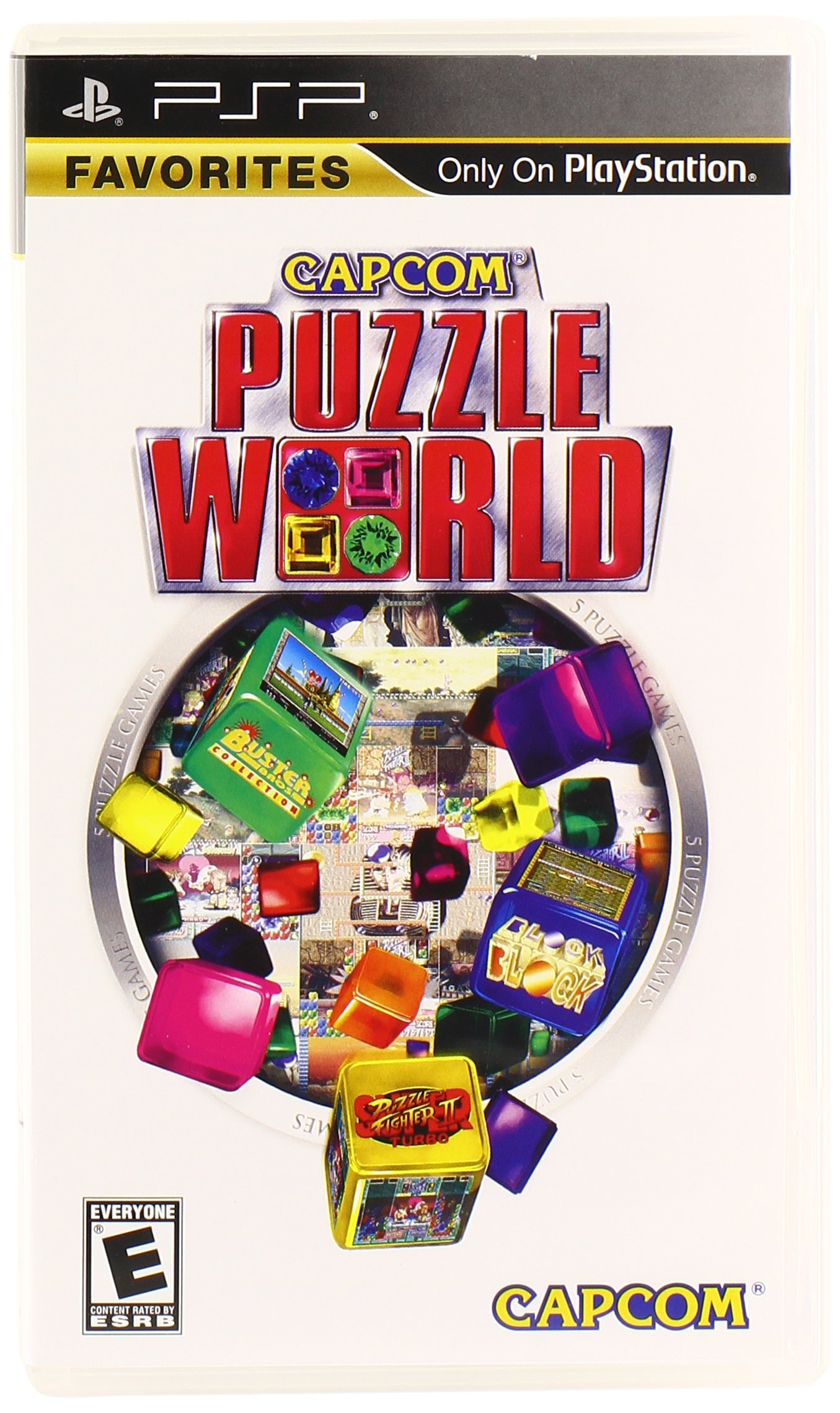 PRODUCT DETAILS 【商品情報】・商品名：Capcom Puzzle World・対応機種：PSP（プレイステーション・ポータブル）・仕様：北米版・言語：英語【コンディション】・新品・海外直輸入品です。・パッケージに輸送によるスレ・小傷がある場合があります。 ■ 日本国内のPSP本体でプレイいただけます PSPのUMDゲームはリージョンフリーのため、北米版のソフトも日本国内で購入された本体でそのままプレイいただけます。対応本体：PSP-1000／2000／3000 ■ 北米版ゲームについてのご注意（必ずお読みください） ・ゲーム内の表示および音声は英語です。日本語には対応しておりません。・PSP go（PSP-N1000）はUMDドライブを搭載していないため、本商品はプレイできません。・PSP向けのPlayStation Storeはサービスを終了しているため、追加コンテンツ（DLC）のダウンロードはご利用いただけません。・パッケージ・取扱説明書はすべて英語表記です。・海外版であること、およびお手持ちの本体で使用できないことを理由とした返品・交換はお受けできません。 ■ ご注意 ・掲載画像は実物に近い色味になるよう調整しておりますが、ご利用の環境により差異が生じる場合があります。・複数店舗で在庫を共有しているため、ご注文後に在庫切れとなる場合がございます。・海外倉庫からのお取り寄せのため、発送までに数日〜2〜3週間程度かかる場合があります。 ■ 納期についてお届けの目安を必ずご確認ください。 ご注意 海外からの輸入品となります。海外輸送のため、外箱に軽微なスレ等がある場合がございますが、商品本体には影響ございません。 ※在庫状況は仕入先の在庫情報をもとに出来る限り正確に表示しておりますが、取寄せ商品のため、タイミングによりご注文後に欠品・キャンセルとなる場合がございます。