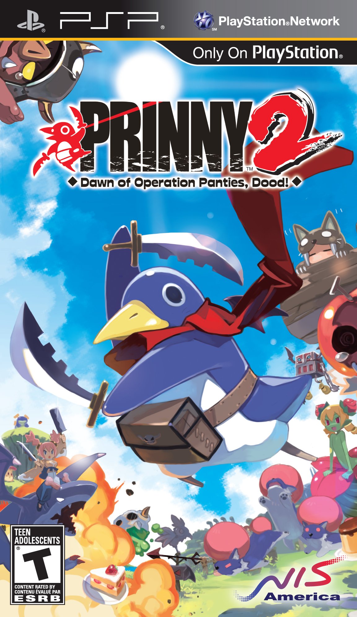 Prinny 2: Dawn of Operation Panties, Dood! 北米版 PSP プレイステーションポータブル 海外版ソフト