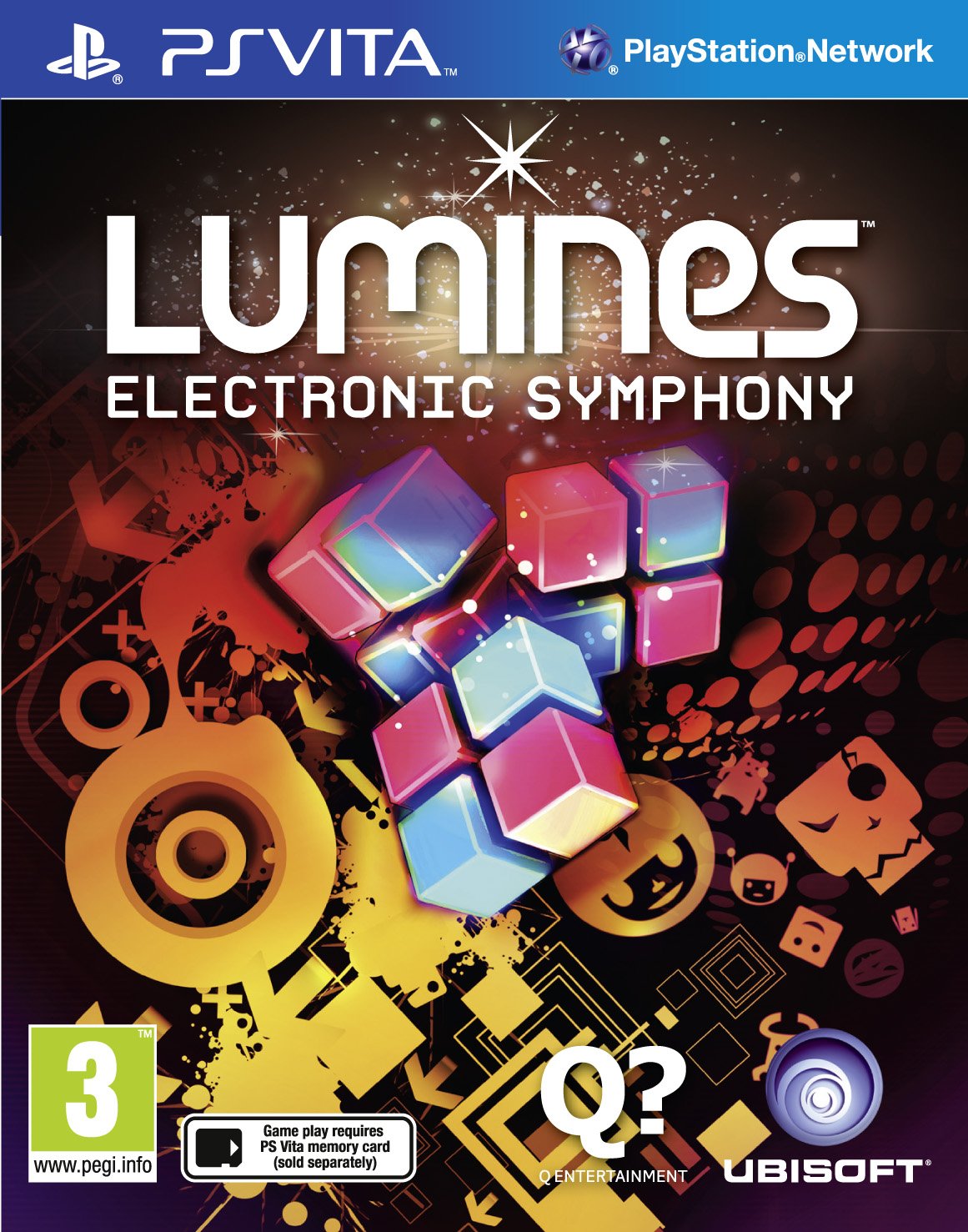 Lumines Electronic Symphony Game PS Vita 北米版 PS Vita プレイステーションヴィータ 海外版ソフト