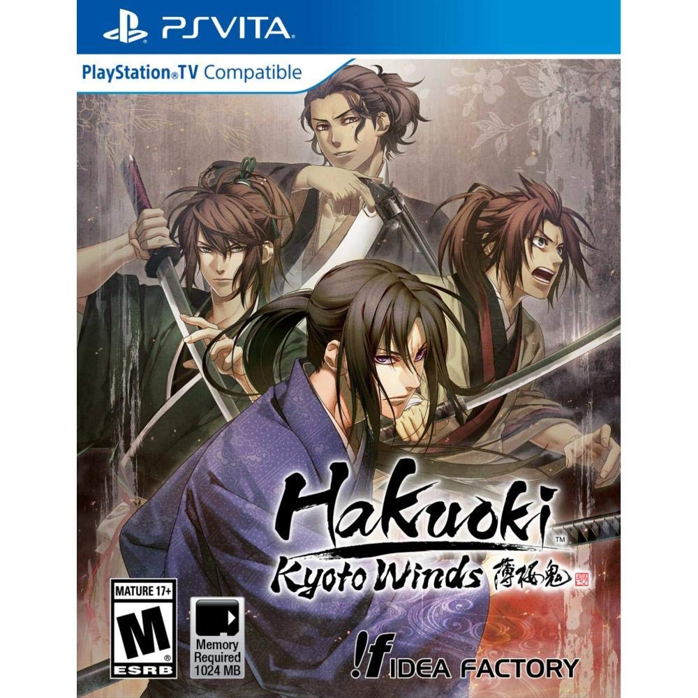 Hakuoki: Kyoto Winds - PlayStation Vita 北米版 PS Vita プレイステーションヴィ...