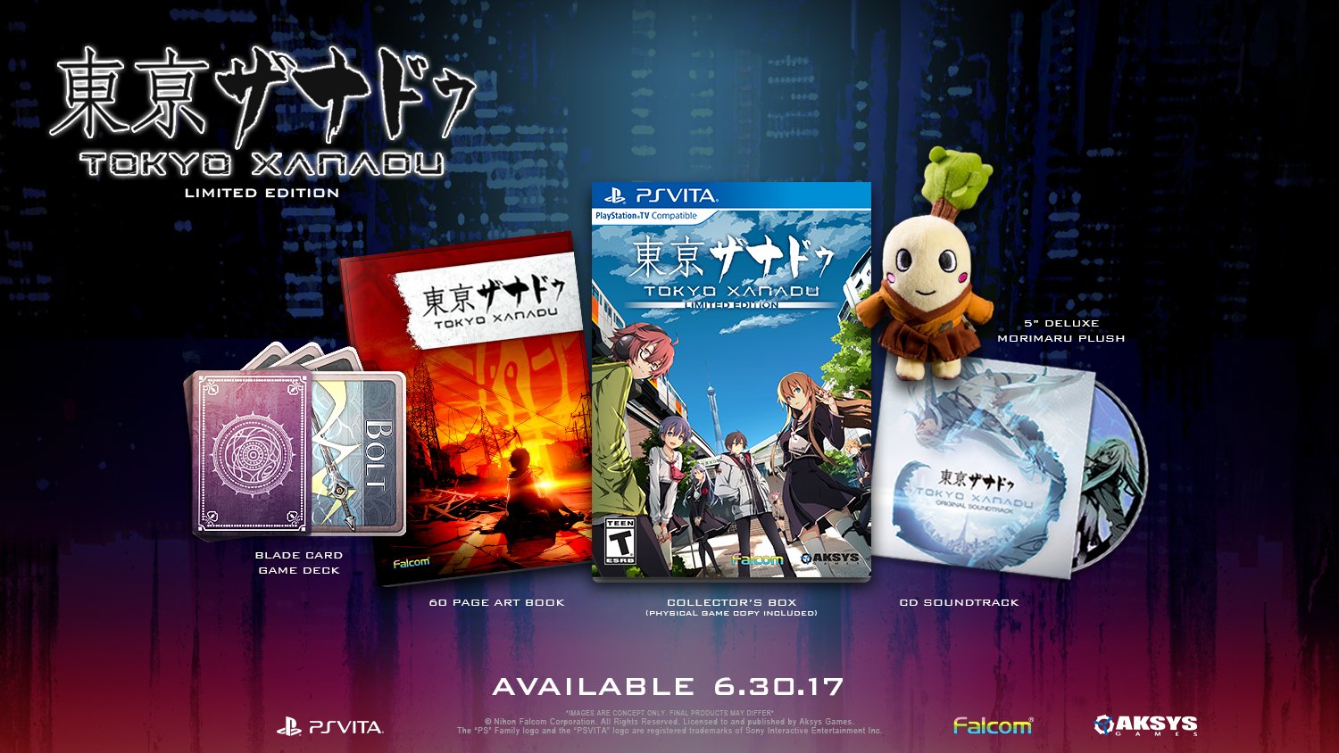 PRODUCT DETAILS 【商品情報】・商品名：Tokyo Xanadu Limited Edition - PlayStation Vita Limited Edition・対応機種：PlayStation Vita（PS Vita）・仕様：北米版・言語：英語【コンディション】・新品・海外直輸入品です。・パッケージに輸送によるスレ・小傷がある場合があります。 ■ 日本国内のPS Vita本体でプレイいただけます PS Vitaのゲームカードはリージョンフリーのため、北米版のソフトも日本国内で購入された本体でそのままプレイいただけます。対応本体：PlayStation Vita（PCH-1000／PCH-2000） ■ 北米版ゲームについてのご注意（必ずお読みください） ・ゲーム内の表示および音声は英語です。日本語には対応しておりません。・追加コンテンツ（DLC）やオンライン機能のご利用には、北米（海外）のPlayStation Networkアカウントが必要となる場合があります。・タイトルによっては、セーブデータの保存に別売のPS Vita専用メモリーカードが必要です。・パッケージ・取扱説明書はすべて英語表記です。・海外版であること、およびお手持ちの本体で使用できないことを理由とした返品・交換はお受けできません。 ■ ご注意 ・掲載画像は実物に近い色味になるよう調整しておりますが、ご利用の環境により差異が生じる場合があります。・複数店舗で在庫を共有しているため、ご注文後に在庫切れとなる場合がございます。・海外倉庫からのお取り寄せのため、発送までに数日〜2〜3週間程度かかる場合があります。 ■ 納期についてお届けの目安を必ずご確認ください。 ご注意 海外からの輸入品となります。海外輸送のため、外箱に軽微なスレ等がある場合がございますが、商品本体には影響ございません。 ※在庫状況は仕入先の在庫情報をもとに出来る限り正確に表示しておりますが、取寄せ商品のため、タイミングによりご注文後に欠品・キャンセルとなる場合がございます。