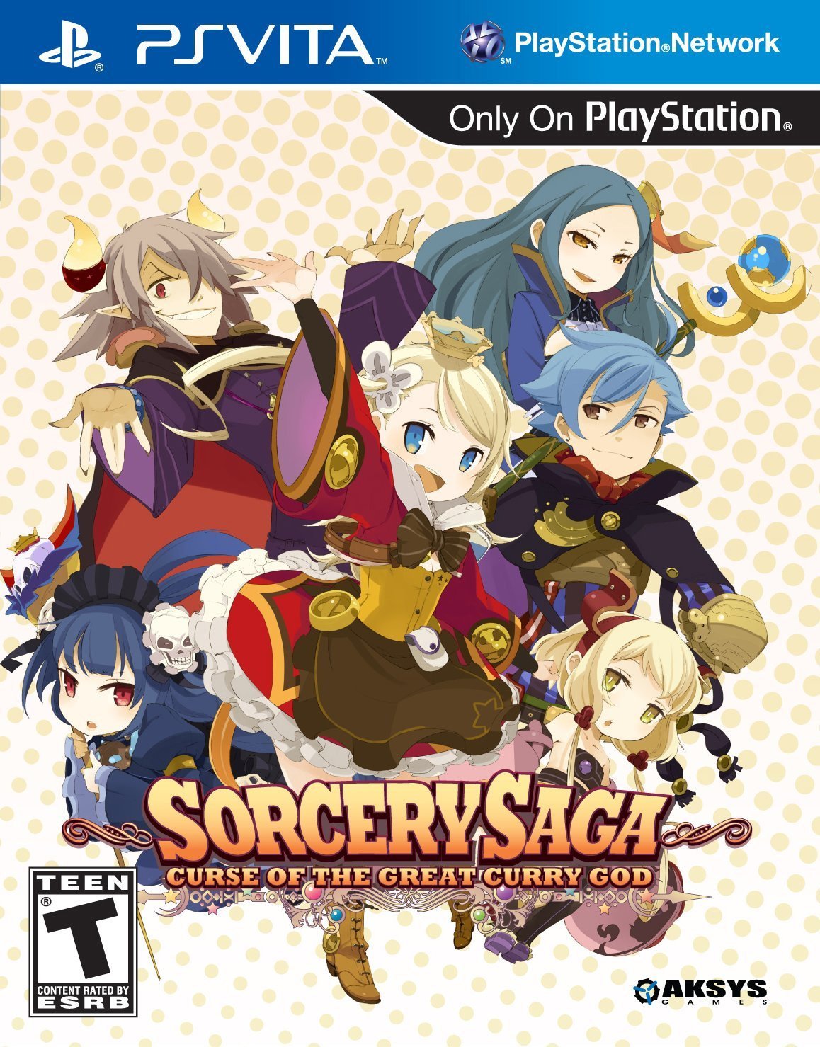 Sorcery Saga: Curse of the Great Curry God - PlayStation Vita 北米版 PS Vita プレイステーションヴィータ 海外版ソフト