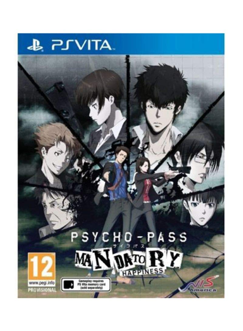 PRODUCT DETAILS 【商品情報】・商品名：Psycho-Pass: Mandatory Happiness (Playstation Vita)・対応機種：PlayStation Vita（PS Vita）・仕様：北米版・言語：英語【コンディション】・新品・海外直輸入品です。・パッケージに輸送によるスレ・小傷がある場合があります。 ■ 日本国内のPS Vita本体でプレイいただけます PS Vitaのゲームカードはリージョンフリーのため、北米版のソフトも日本国内で購入された本体でそのままプレイいただけます。対応本体：PlayStation Vita（PCH-1000／PCH-2000） ■ 北米版ゲームについてのご注意（必ずお読みください） ・ゲーム内の表示および音声は英語です。日本語には対応しておりません。・追加コンテンツ（DLC）やオンライン機能のご利用には、北米（海外）のPlayStation Networkアカウントが必要となる場合があります。・タイトルによっては、セーブデータの保存に別売のPS Vita専用メモリーカードが必要です。・パッケージ・取扱説明書はすべて英語表記です。・海外版であること、およびお手持ちの本体で使用できないことを理由とした返品・交換はお受けできません。 ■ ご注意 ・掲載画像は実物に近い色味になるよう調整しておりますが、ご利用の環境により差異が生じる場合があります。・複数店舗で在庫を共有しているため、ご注文後に在庫切れとなる場合がございます。・海外倉庫からのお取り寄せのため、発送までに数日〜2〜3週間程度かかる場合があります。 ■ 納期についてお届けの目安を必ずご確認ください。 ご注意 海外からの輸入品となります。海外輸送のため、外箱に軽微なスレ等がある場合がございますが、商品本体には影響ございません。 ※在庫状況は仕入先の在庫情報をもとに出来る限り正確に表示しておりますが、取寄せ商品のため、タイミングによりご注文後に欠品・キャンセルとなる場合がございます。