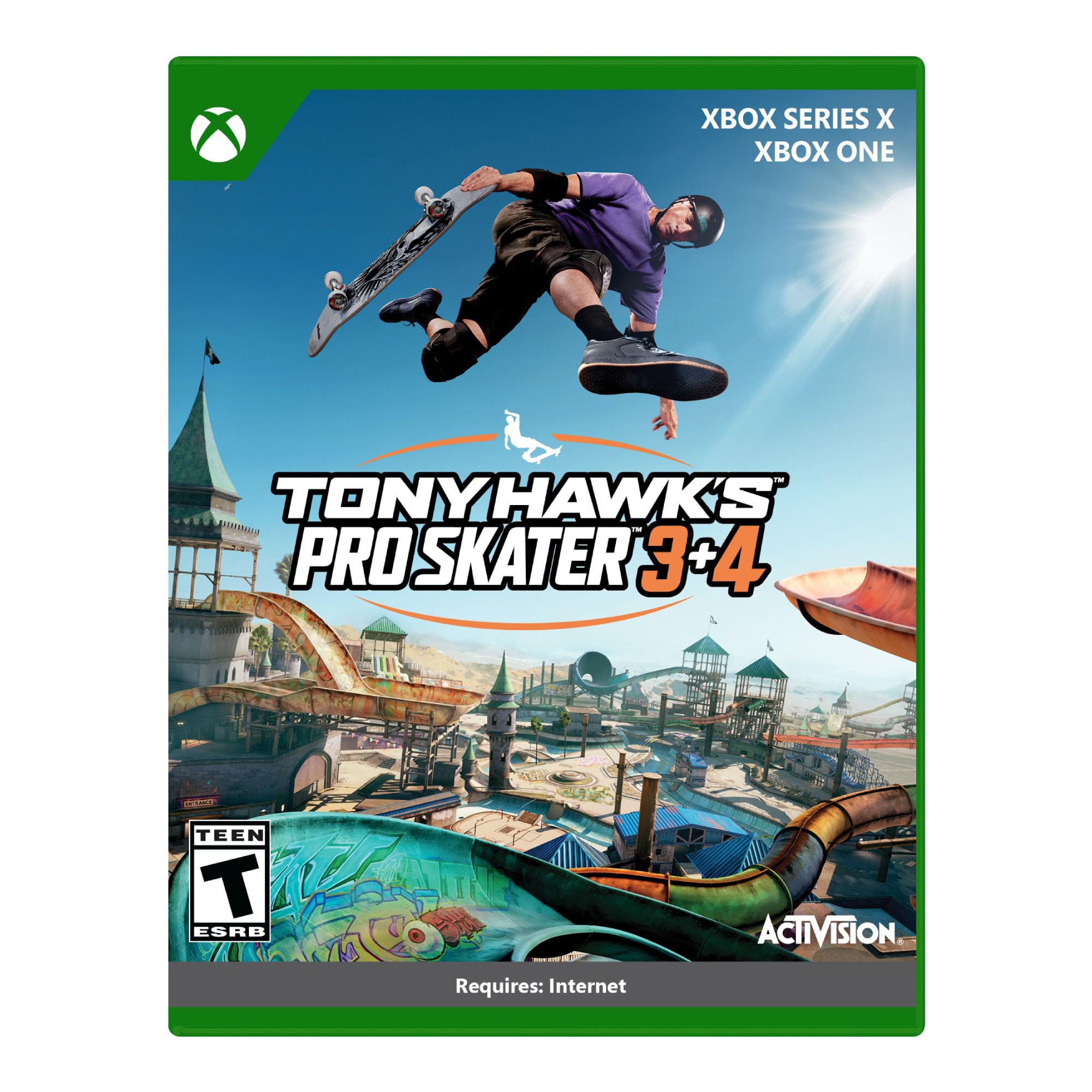 PRODUCT DETAILS 【商品情報】・商品名：Tony Hawk's(TM) Pro Skater(TM) 3 + 4 - Standard Edition - Xbox Series X and Xbox One・対応機種：Xbox One／Xbox Series X・仕様：北米版・言語：英語【コンディション】・新品・海外直輸入品です。・パッケージに輸送によるスレ・小傷がある場合があります。 ■ 日本国内のXbox本体でプレイいただけます Xbox One／Xbox Series X のディスクはリージョンフリーのため、北米版のソフトも日本国内で購入された本体でそのままプレイいただけます。対応本体：Xbox One／Xbox One S／Xbox One X／Xbox Series X ■ 北米版ゲームについてのご注意（必ずお読みください） ・ゲーム内の表示および音声は英語です。日本語には対応しておりません。・Xbox Series S はディスクドライブを搭載していないため、本商品はプレイできません。・追加コンテンツ（DLC）やオンライン機能のご利用には、北米（海外）のMicrosoftアカウントが必要となる場合があります。・パッケージ・取扱説明書はすべて英語表記です。・海外版であること、およびお手持ちの本体で使用できないことを理由とした返品・交換はお受けできません。 ■ ご注意 ・掲載画像は実物に近い色味になるよう調整しておりますが、ご利用の環境により差異が生じる場合があります。・複数店舗で在庫を共有しているため、ご注文後に在庫切れとなる場合がございます。・海外倉庫からのお取り寄せのため、発送までに数日〜2〜3週間程度かかる場合があります。 ■ 納期についてお届けの目安を必ずご確認ください。 ご注意 海外からの輸入品となります。海外輸送のため、外箱に軽微なスレ等がある場合がございますが、商品本体には影響ございません。 ※在庫状況は仕入先の在庫情報をもとに出来る限り正確に表示しておりますが、取寄せ商品のため、タイミングによりご注文後に欠品・キャンセルとなる場合がございます。