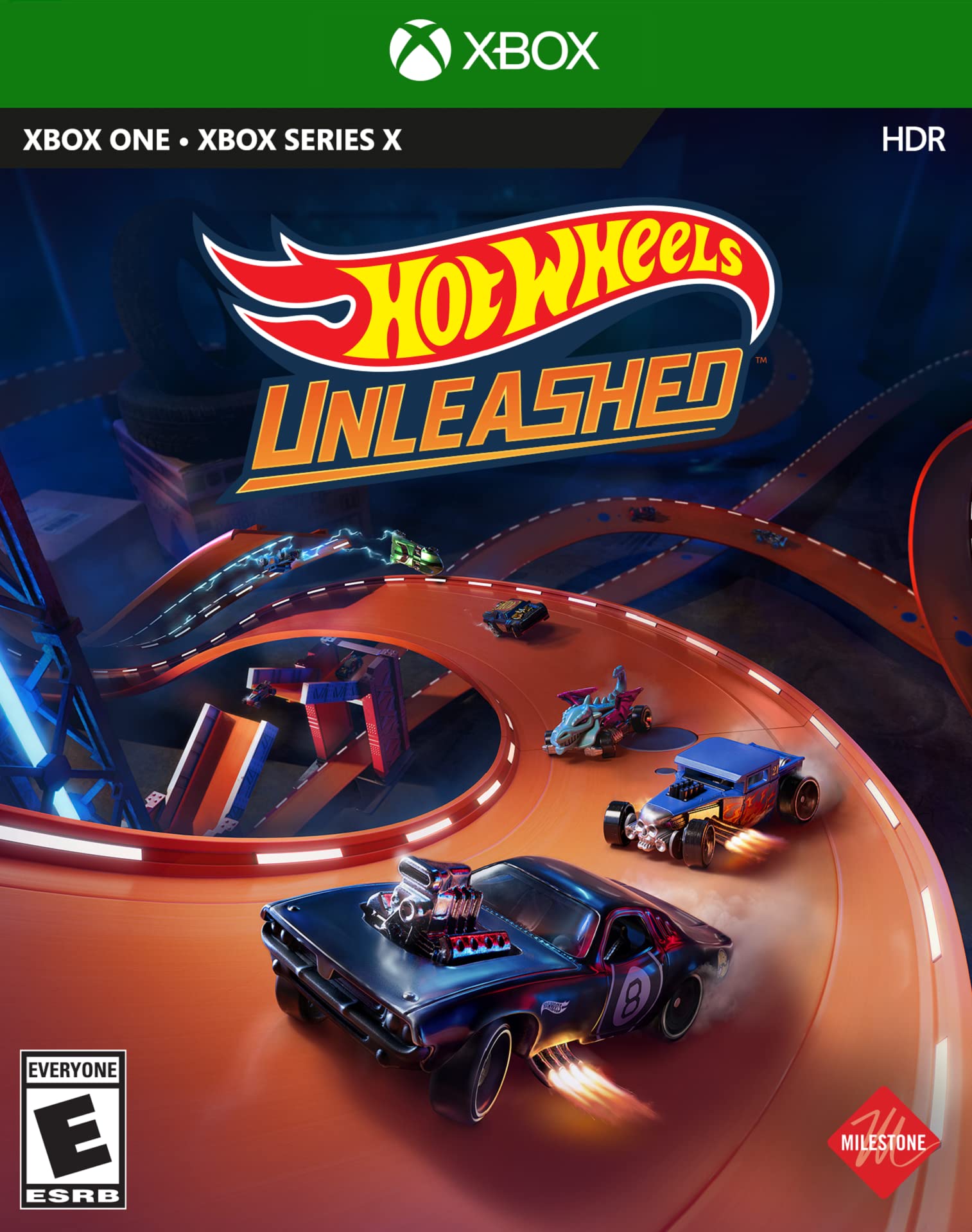 PRODUCT DETAILS 【商品情報】・商品名：Hot Wheels Unleashed - Xbox One・対応機種：Xbox One／Xbox Series X・仕様：北米版・言語：英語【コンディション】・新品・海外直輸入品です。・パッケージに輸送によるスレ・小傷がある場合があります。 ■ 日本国内のXbox本体でプレイいただけます Xbox One／Xbox Series X のディスクはリージョンフリーのため、北米版のソフトも日本国内で購入された本体でそのままプレイいただけます。対応本体：Xbox One／Xbox One S／Xbox One X／Xbox Series X ■ 北米版ゲームについてのご注意（必ずお読みください） ・ゲーム内の表示および音声は英語です。日本語には対応しておりません。・Xbox Series S はディスクドライブを搭載していないため、本商品はプレイできません。・追加コンテンツ（DLC）やオンライン機能のご利用には、北米（海外）のMicrosoftアカウントが必要となる場合があります。・パッケージ・取扱説明書はすべて英語表記です。・海外版であること、およびお手持ちの本体で使用できないことを理由とした返品・交換はお受けできません。 ■ ご注意 ・掲載画像は実物に近い色味になるよう調整しておりますが、ご利用の環境により差異が生じる場合があります。・複数店舗で在庫を共有しているため、ご注文後に在庫切れとなる場合がございます。・海外倉庫からのお取り寄せのため、発送までに数日〜2〜3週間程度かかる場合があります。 ■ 納期についてお届けの目安を必ずご確認ください。 ご注意 海外からの輸入品となります。海外輸送のため、外箱に軽微なスレ等がある場合がございますが、商品本体には影響ございません。 ※在庫状況は仕入先の在庫情報をもとに出来る限り正確に表示しておりますが、取寄せ商品のため、タイミングによりご注文後に欠品・キャンセルとなる場合がございます。