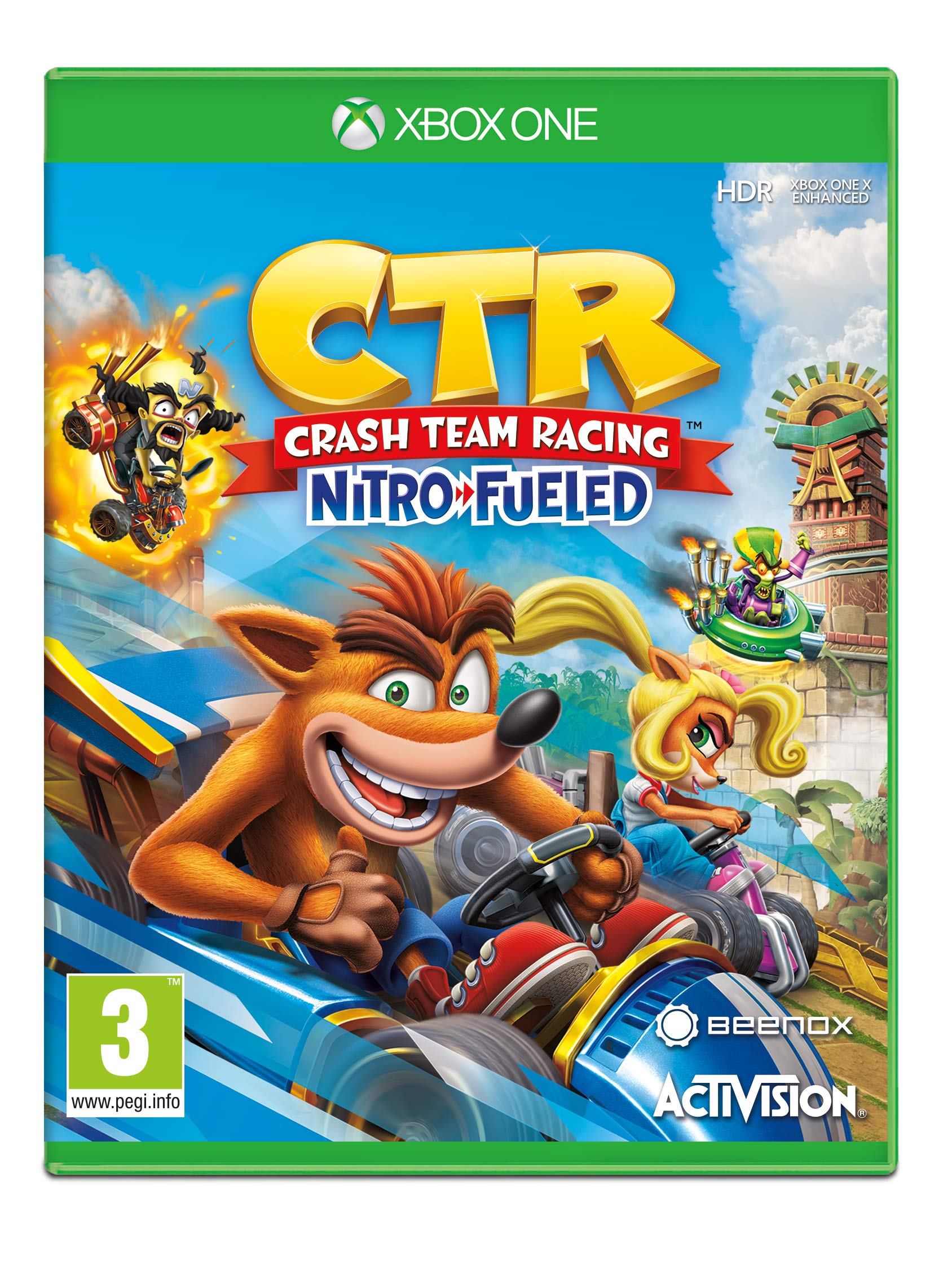 Crash(TM) Team Racing Nitro-Fueled (Xbox One) 北米版 Xbox エックスボックス 海外版ソフト