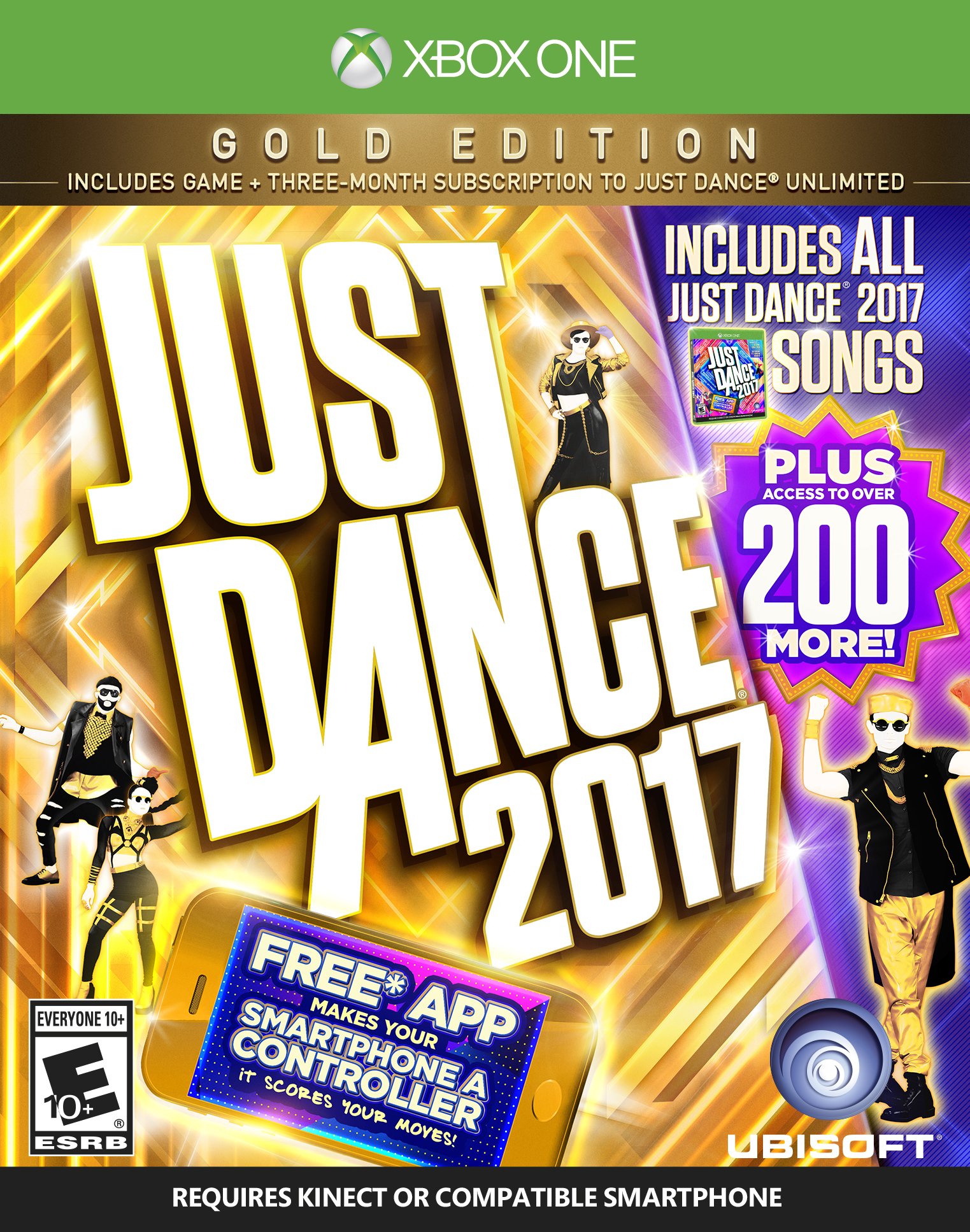 Just Dance 2017 Gold Edition (Includes Just Dance Unlimited subscription) - Xbox One 北米版 Xbox エックスボックス 海外版ソフト
