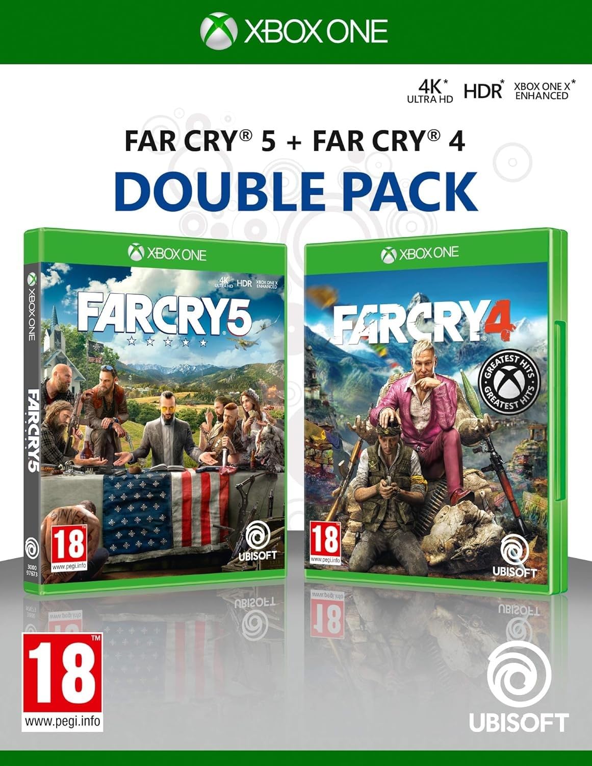 Far Cry 4 + Far Cry 5 (Xbox One) 北米版 Xbox エックスボックス 海外版ソフト