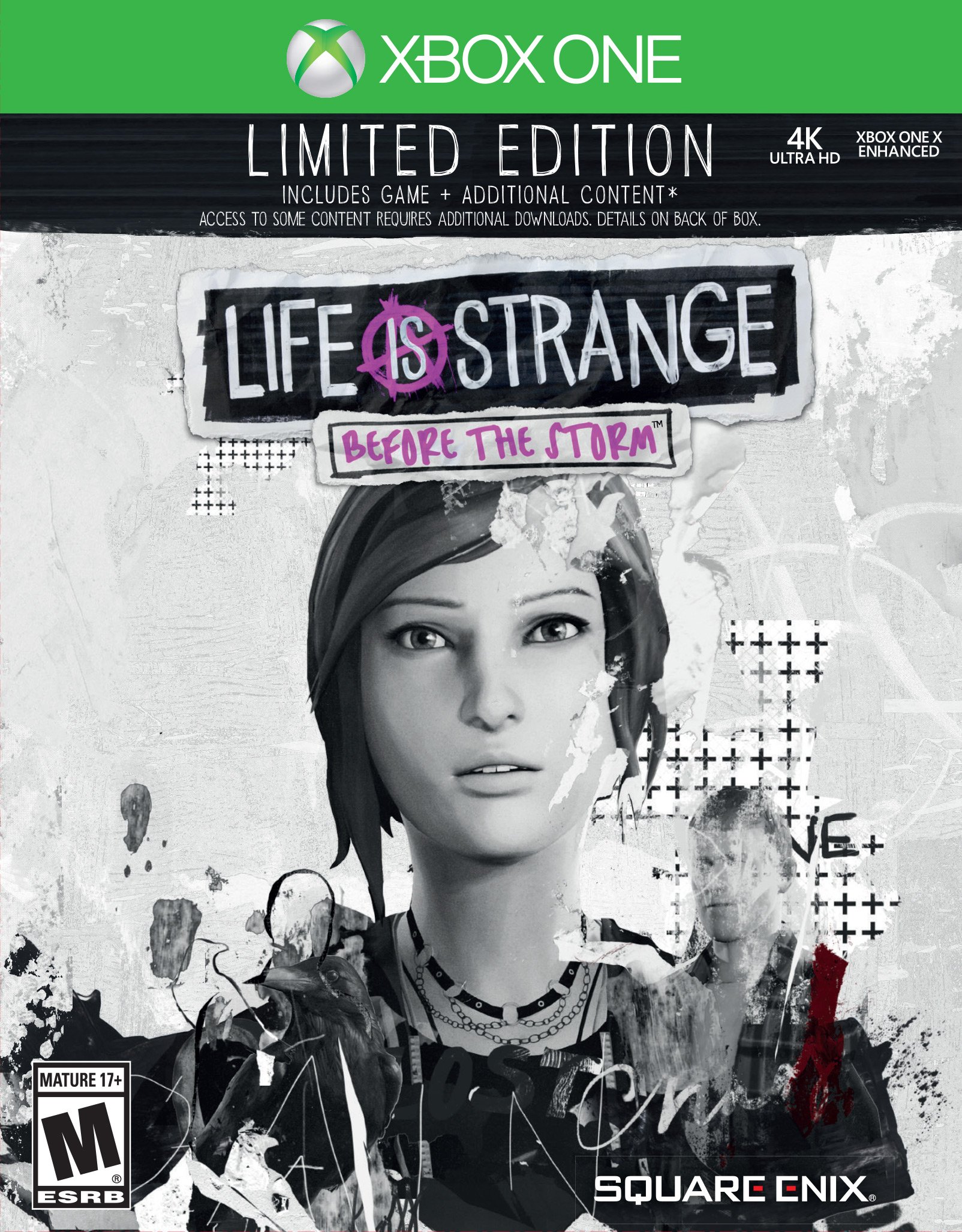 PRODUCT DETAILS 【商品情報】・商品名：Life is Strange: Before The Storm Limited Edition - Xbox One・対応機種：Xbox One／Xbox Series X・仕様：北米版・言語：英語【コンディション】・新品・海外直輸入品です。・パッケージに輸送によるスレ・小傷がある場合があります。 ■ 日本国内のXbox本体でプレイいただけます Xbox One／Xbox Series X のディスクはリージョンフリーのため、北米版のソフトも日本国内で購入された本体でそのままプレイいただけます。対応本体：Xbox One／Xbox One S／Xbox One X／Xbox Series X ■ 北米版ゲームについてのご注意（必ずお読みください） ・ゲーム内の表示および音声は英語です。日本語には対応しておりません。・Xbox Series S はディスクドライブを搭載していないため、本商品はプレイできません。・追加コンテンツ（DLC）やオンライン機能のご利用には、北米（海外）のMicrosoftアカウントが必要となる場合があります。・パッケージ・取扱説明書はすべて英語表記です。・海外版であること、およびお手持ちの本体で使用できないことを理由とした返品・交換はお受けできません。 ■ ご注意 ・掲載画像は実物に近い色味になるよう調整しておりますが、ご利用の環境により差異が生じる場合があります。・複数店舗で在庫を共有しているため、ご注文後に在庫切れとなる場合がございます。・海外倉庫からのお取り寄せのため、発送までに数日〜2〜3週間程度かかる場合があります。 ■ 納期についてお届けの目安を必ずご確認ください。 ご注意 海外からの輸入品となります。海外輸送のため、外箱に軽微なスレ等がある場合がございますが、商品本体には影響ございません。 ※在庫状況は仕入先の在庫情報をもとに出来る限り正確に表示しておりますが、取寄せ商品のため、タイミングによりご注文後に欠品・キャンセルとなる場合がございます。