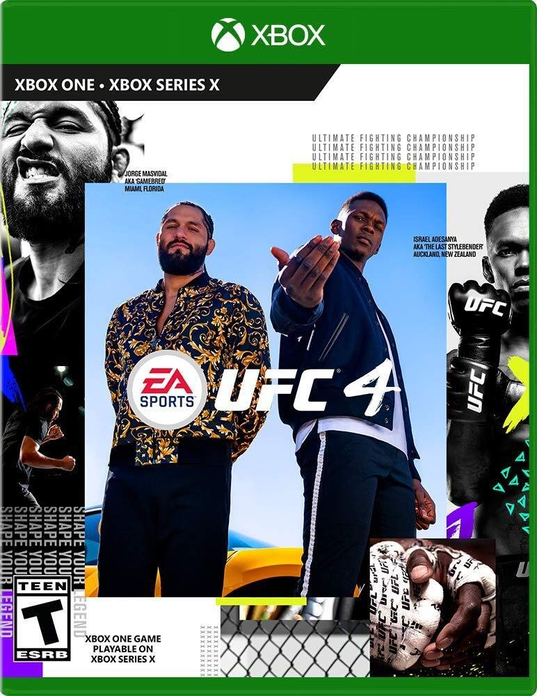 PRODUCT DETAILS 【商品情報】・商品名：EA SPORTS UFC 4 - Xbox One・対応機種：Xbox One／Xbox Series X・仕様：北米版・言語：英語【コンディション】・新品・海外直輸入品です。・パッケージに輸送によるスレ・小傷がある場合があります。 ■ 日本国内のXbox本体でプレイいただけます Xbox One／Xbox Series X のディスクはリージョンフリーのため、北米版のソフトも日本国内で購入された本体でそのままプレイいただけます。対応本体：Xbox One／Xbox One S／Xbox One X／Xbox Series X ■ 北米版ゲームについてのご注意（必ずお読みください） ・ゲーム内の表示および音声は英語です。日本語には対応しておりません。・Xbox Series S はディスクドライブを搭載していないため、本商品はプレイできません。・追加コンテンツ（DLC）やオンライン機能のご利用には、北米（海外）のMicrosoftアカウントが必要となる場合があります。・パッケージ・取扱説明書はすべて英語表記です。・海外版であること、およびお手持ちの本体で使用できないことを理由とした返品・交換はお受けできません。 ■ ご注意 ・掲載画像は実物に近い色味になるよう調整しておりますが、ご利用の環境により差異が生じる場合があります。・複数店舗で在庫を共有しているため、ご注文後に在庫切れとなる場合がございます。・海外倉庫からのお取り寄せのため、発送までに数日〜2〜3週間程度かかる場合があります。 ■ 納期についてお届けの目安を必ずご確認ください。 ご注意 海外からの輸入品となります。海外輸送のため、外箱に軽微なスレ等がある場合がございますが、商品本体には影響ございません。 ※在庫状況は仕入先の在庫情報をもとに出来る限り正確に表示しておりますが、取寄せ商品のため、タイミングによりご注文後に欠品・キャンセルとなる場合がございます。