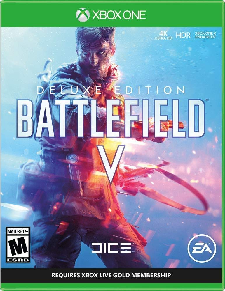 PRODUCT DETAILS 【商品情報】・商品名：Battlefield V Deluxe Edition - Xbox One・対応機種：Xbox One／Xbox Series X・仕様：北米版・言語：英語【コンディション】・新品・海外直輸入品です。・パッケージに輸送によるスレ・小傷がある場合があります。 ■ 日本国内のXbox本体でプレイいただけます Xbox One／Xbox Series X のディスクはリージョンフリーのため、北米版のソフトも日本国内で購入された本体でそのままプレイいただけます。対応本体：Xbox One／Xbox One S／Xbox One X／Xbox Series X ■ 北米版ゲームについてのご注意（必ずお読みください） ・ゲーム内の表示および音声は英語です。日本語には対応しておりません。・Xbox Series S はディスクドライブを搭載していないため、本商品はプレイできません。・追加コンテンツ（DLC）やオンライン機能のご利用には、北米（海外）のMicrosoftアカウントが必要となる場合があります。・パッケージ・取扱説明書はすべて英語表記です。・海外版であること、およびお手持ちの本体で使用できないことを理由とした返品・交換はお受けできません。 ■ ご注意 ・掲載画像は実物に近い色味になるよう調整しておりますが、ご利用の環境により差異が生じる場合があります。・複数店舗で在庫を共有しているため、ご注文後に在庫切れとなる場合がございます。・海外倉庫からのお取り寄せのため、発送までに数日〜2〜3週間程度かかる場合があります。 ■ 納期についてお届けの目安を必ずご確認ください。 ご注意 海外からの輸入品となります。海外輸送のため、外箱に軽微なスレ等がある場合がございますが、商品本体には影響ございません。 ※在庫状況は仕入先の在庫情報をもとに出来る限り正確に表示しておりますが、取寄せ商品のため、タイミングによりご注文後に欠品・キャンセルとなる場合がございます。