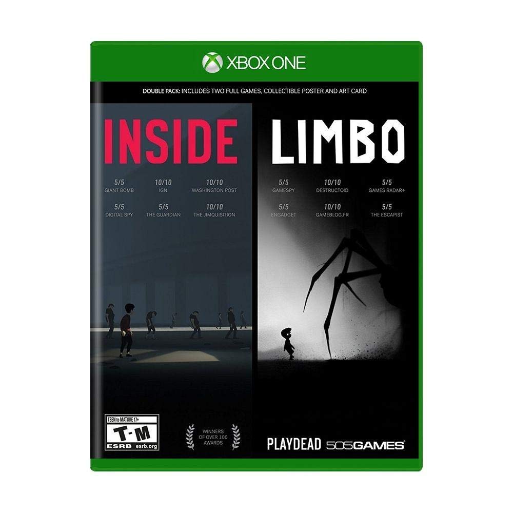 PRODUCT DETAILS 【商品情報】・商品名：INSIDE / LIMBO Double Pack - Xbox One・対応機種：Xbox One／Xbox Series X・仕様：北米版・言語：英語【コンディション】・新品・海外直輸入品です。・パッケージに輸送によるスレ・小傷がある場合があります。 ■ 日本国内のXbox本体でプレイいただけます Xbox One／Xbox Series X のディスクはリージョンフリーのため、北米版のソフトも日本国内で購入された本体でそのままプレイいただけます。対応本体：Xbox One／Xbox One S／Xbox One X／Xbox Series X ■ 北米版ゲームについてのご注意（必ずお読みください） ・ゲーム内の表示および音声は英語です。日本語には対応しておりません。・Xbox Series S はディスクドライブを搭載していないため、本商品はプレイできません。・追加コンテンツ（DLC）やオンライン機能のご利用には、北米（海外）のMicrosoftアカウントが必要となる場合があります。・パッケージ・取扱説明書はすべて英語表記です。・海外版であること、およびお手持ちの本体で使用できないことを理由とした返品・交換はお受けできません。 ■ ご注意 ・掲載画像は実物に近い色味になるよう調整しておりますが、ご利用の環境により差異が生じる場合があります。・複数店舗で在庫を共有しているため、ご注文後に在庫切れとなる場合がございます。・海外倉庫からのお取り寄せのため、発送までに数日〜2〜3週間程度かかる場合があります。 ■ 納期についてお届けの目安を必ずご確認ください。 ご注意 海外からの輸入品となります。海外輸送のため、外箱に軽微なスレ等がある場合がございますが、商品本体には影響ございません。 ※在庫状況は仕入先の在庫情報をもとに出来る限り正確に表示しておりますが、取寄せ商品のため、タイミングによりご注文後に欠品・キャンセルとなる場合がございます。
