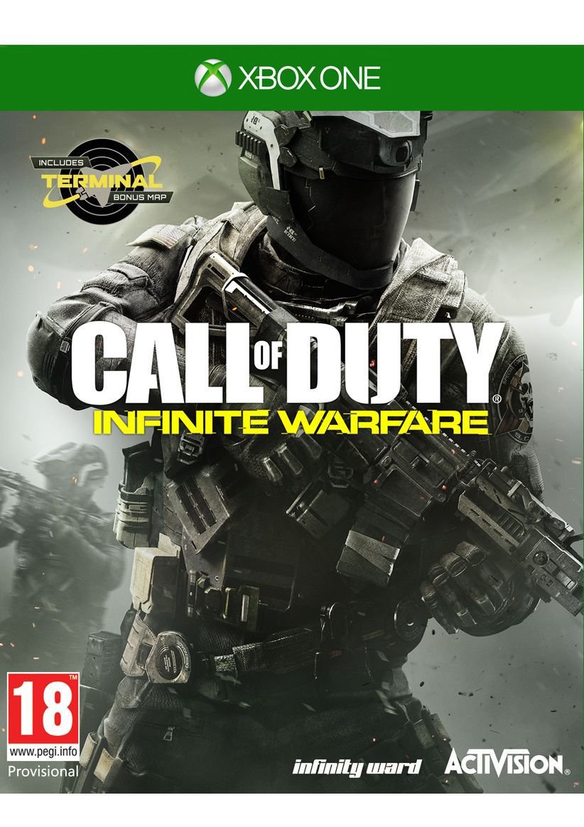 PRODUCT DETAILS 【商品情報】・商品名：Call of Duty Infinite Warfare Xbox One with Zombies in Space and Terminal Map・対応機種：Xbox One／Xbox Series X・仕様：北米版・言語：英語【コンディション】・新品・海外直輸入品です。・パッケージに輸送によるスレ・小傷がある場合があります。 ■ 日本国内のXbox本体でプレイいただけます Xbox One／Xbox Series X のディスクはリージョンフリーのため、北米版のソフトも日本国内で購入された本体でそのままプレイいただけます。対応本体：Xbox One／Xbox One S／Xbox One X／Xbox Series X ■ 北米版ゲームについてのご注意（必ずお読みください） ・ゲーム内の表示および音声は英語です。日本語には対応しておりません。・Xbox Series S はディスクドライブを搭載していないため、本商品はプレイできません。・追加コンテンツ（DLC）やオンライン機能のご利用には、北米（海外）のMicrosoftアカウントが必要となる場合があります。・パッケージ・取扱説明書はすべて英語表記です。・海外版であること、およびお手持ちの本体で使用できないことを理由とした返品・交換はお受けできません。 ■ ご注意 ・掲載画像は実物に近い色味になるよう調整しておりますが、ご利用の環境により差異が生じる場合があります。・複数店舗で在庫を共有しているため、ご注文後に在庫切れとなる場合がございます。・海外倉庫からのお取り寄せのため、発送までに数日〜2〜3週間程度かかる場合があります。 ■ 納期についてお届けの目安を必ずご確認ください。 ご注意 海外からの輸入品となります。海外輸送のため、外箱に軽微なスレ等がある場合がございますが、商品本体には影響ございません。 ※在庫状況は仕入先の在庫情報をもとに出来る限り正確に表示しておりますが、取寄せ商品のため、タイミングによりご注文後に欠品・キャンセルとなる場合がございます。