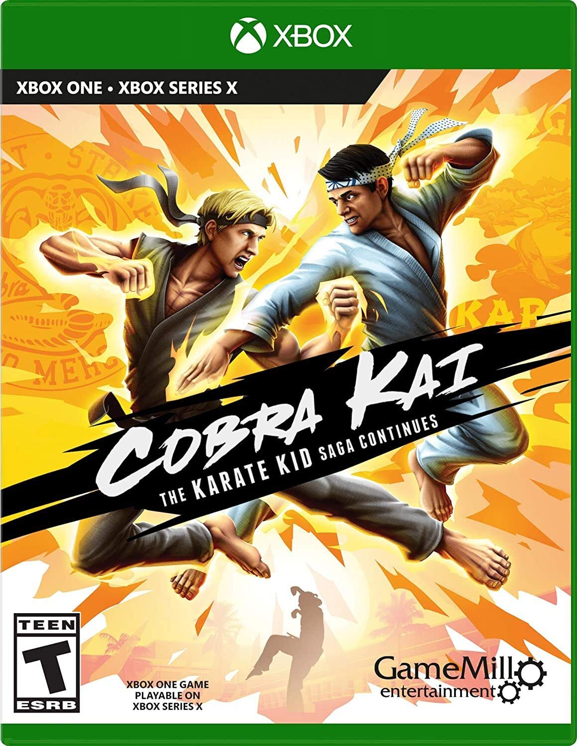 PRODUCT DETAILS 【商品情報】・商品名：Cobra Kai Karate Kid Saga - One - Xbox One・対応機種：Xbox One／Xbox Series X・仕様：北米版・言語：英語【コンディション】・新品・海外直輸入品です。・パッケージに輸送によるスレ・小傷がある場合があります。 ■ 日本国内のXbox本体でプレイいただけます Xbox One／Xbox Series X のディスクはリージョンフリーのため、北米版のソフトも日本国内で購入された本体でそのままプレイいただけます。対応本体：Xbox One／Xbox One S／Xbox One X／Xbox Series X ■ 北米版ゲームについてのご注意（必ずお読みください） ・ゲーム内の表示および音声は英語です。日本語には対応しておりません。・Xbox Series S はディスクドライブを搭載していないため、本商品はプレイできません。・追加コンテンツ（DLC）やオンライン機能のご利用には、北米（海外）のMicrosoftアカウントが必要となる場合があります。・パッケージ・取扱説明書はすべて英語表記です。・海外版であること、およびお手持ちの本体で使用できないことを理由とした返品・交換はお受けできません。 ■ ご注意 ・掲載画像は実物に近い色味になるよう調整しておりますが、ご利用の環境により差異が生じる場合があります。・複数店舗で在庫を共有しているため、ご注文後に在庫切れとなる場合がございます。・海外倉庫からのお取り寄せのため、発送までに数日〜2〜3週間程度かかる場合があります。 ■ 納期についてお届けの目安を必ずご確認ください。 ご注意 海外からの輸入品となります。海外輸送のため、外箱に軽微なスレ等がある場合がございますが、商品本体には影響ございません。 ※在庫状況は仕入先の在庫情報をもとに出来る限り正確に表示しておりますが、取寄せ商品のため、タイミングによりご注文後に欠品・キャンセルとなる場合がございます。