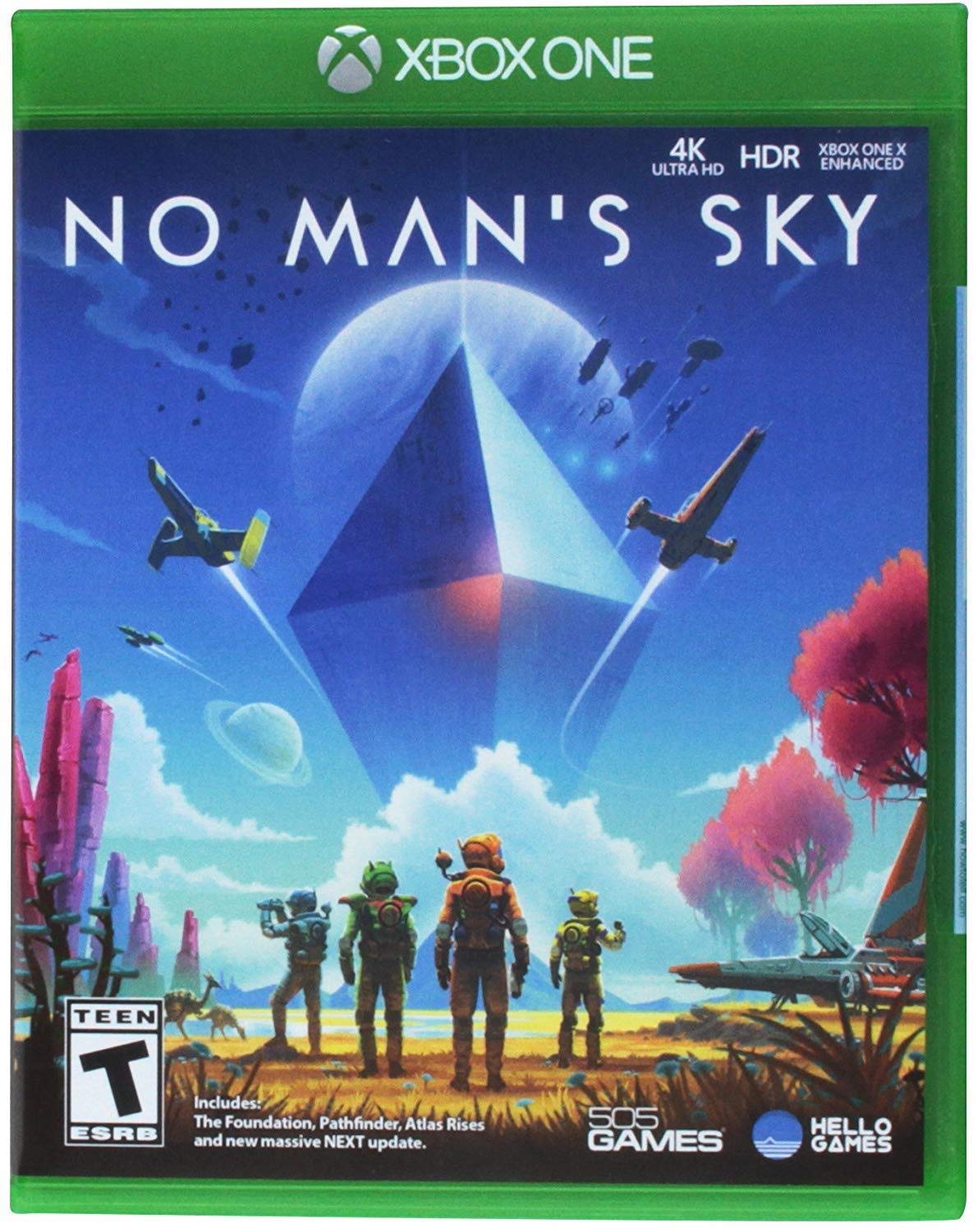PRODUCT DETAILS 【商品情報】・商品名：No Man's Sky - Xbox One・対応機種：Xbox One／Xbox Series X・仕様：北米版・言語：英語【コンディション】・新品・海外直輸入品です。・パッケージに輸送によるスレ・小傷がある場合があります。 ■ 日本国内のXbox本体でプレイいただけます Xbox One／Xbox Series X のディスクはリージョンフリーのため、北米版のソフトも日本国内で購入された本体でそのままプレイいただけます。対応本体：Xbox One／Xbox One S／Xbox One X／Xbox Series X ■ 北米版ゲームについてのご注意（必ずお読みください） ・ゲーム内の表示および音声は英語です。日本語には対応しておりません。・Xbox Series S はディスクドライブを搭載していないため、本商品はプレイできません。・追加コンテンツ（DLC）やオンライン機能のご利用には、北米（海外）のMicrosoftアカウントが必要となる場合があります。・パッケージ・取扱説明書はすべて英語表記です。・海外版であること、およびお手持ちの本体で使用できないことを理由とした返品・交換はお受けできません。 ■ ご注意 ・掲載画像は実物に近い色味になるよう調整しておりますが、ご利用の環境により差異が生じる場合があります。・複数店舗で在庫を共有しているため、ご注文後に在庫切れとなる場合がございます。・海外倉庫からのお取り寄せのため、発送までに数日〜2〜3週間程度かかる場合があります。 ■ 納期についてお届けの目安を必ずご確認ください。 ご注意 海外からの輸入品となります。海外輸送のため、外箱に軽微なスレ等がある場合がございますが、商品本体には影響ございません。 ※在庫状況は仕入先の在庫情報をもとに出来る限り正確に表示しておりますが、取寄せ商品のため、タイミングによりご注文後に欠品・キャンセルとなる場合がございます。