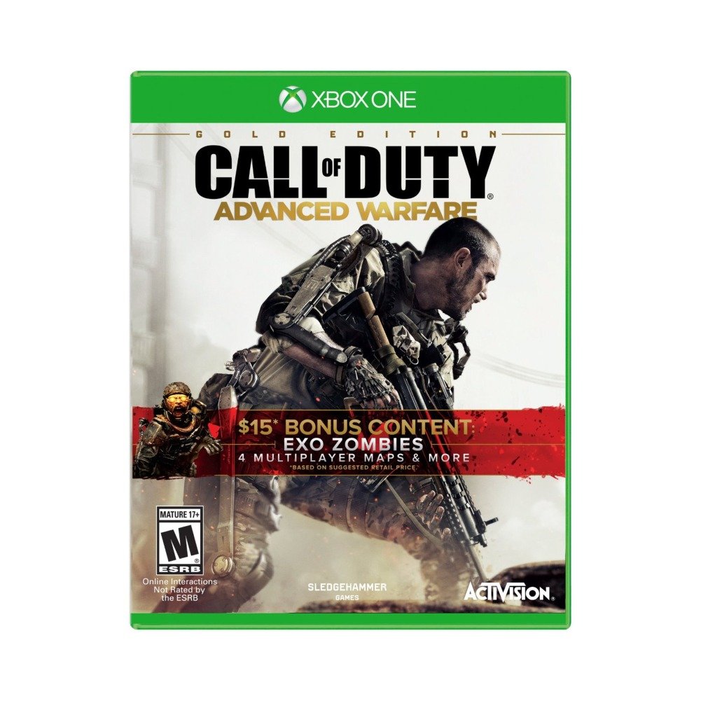 PRODUCT DETAILS 【商品情報】・商品名：Call of Duty: Advanced Warfare (Gold Edition) - Xbox One・対応機種：Xbox One／Xbox Series X・仕様：北米版・言語：英語【コンディション】・新品・海外直輸入品です。・パッケージに輸送によるスレ・小傷がある場合があります。 ■ 日本国内のXbox本体でプレイいただけます Xbox One／Xbox Series X のディスクはリージョンフリーのため、北米版のソフトも日本国内で購入された本体でそのままプレイいただけます。対応本体：Xbox One／Xbox One S／Xbox One X／Xbox Series X ■ 北米版ゲームについてのご注意（必ずお読みください） ・ゲーム内の表示および音声は英語です。日本語には対応しておりません。・Xbox Series S はディスクドライブを搭載していないため、本商品はプレイできません。・追加コンテンツ（DLC）やオンライン機能のご利用には、北米（海外）のMicrosoftアカウントが必要となる場合があります。・パッケージ・取扱説明書はすべて英語表記です。・海外版であること、およびお手持ちの本体で使用できないことを理由とした返品・交換はお受けできません。 ■ ご注意 ・掲載画像は実物に近い色味になるよう調整しておりますが、ご利用の環境により差異が生じる場合があります。・複数店舗で在庫を共有しているため、ご注文後に在庫切れとなる場合がございます。・海外倉庫からのお取り寄せのため、発送までに数日〜2〜3週間程度かかる場合があります。 ■ 納期についてお届けの目安を必ずご確認ください。 ご注意 海外からの輸入品となります。海外輸送のため、外箱に軽微なスレ等がある場合がございますが、商品本体には影響ございません。 ※在庫状況は仕入先の在庫情報をもとに出来る限り正確に表示しておりますが、取寄せ商品のため、タイミングによりご注文後に欠品・キャンセルとなる場合がございます。