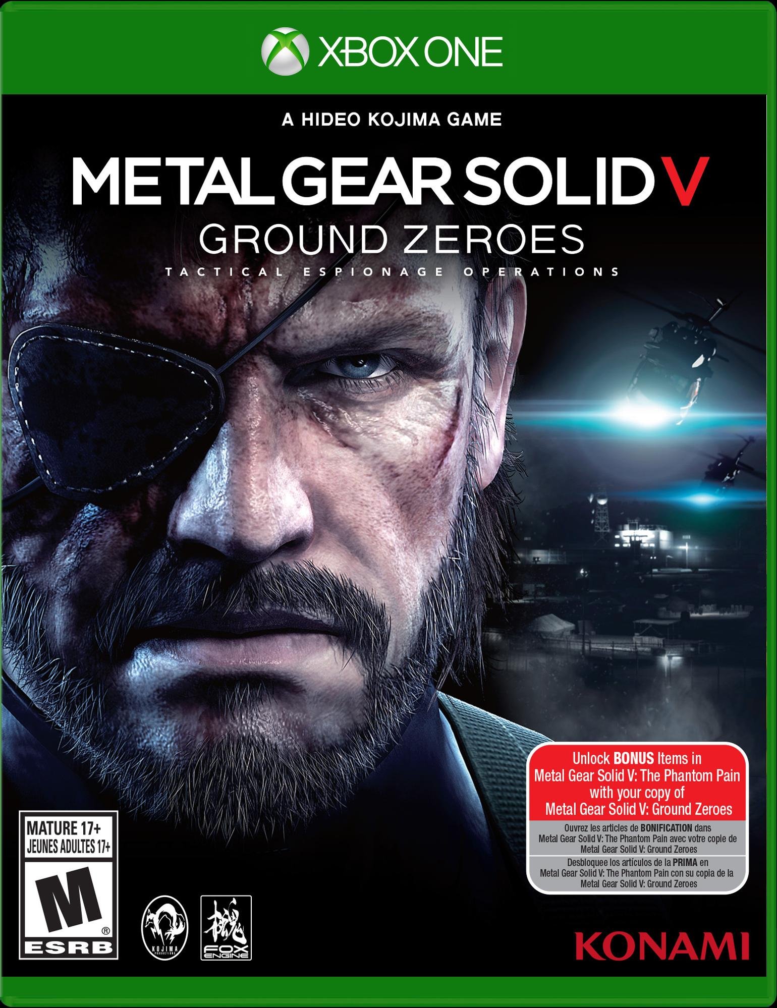 Metal Gear Solid V: Ground Zeroes - Xbox One Standard Edition 北米版 Xbox エックスボックス 海外版ソフト