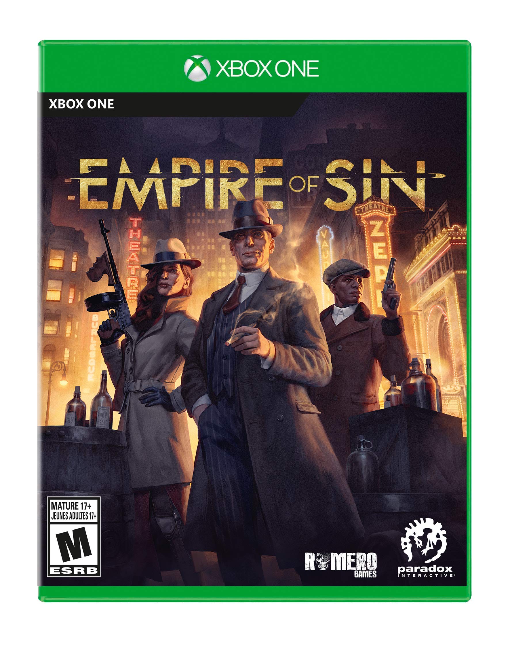 PRODUCT DETAILS 【商品情報】・商品名：Empire of Sin - Xbox One・対応機種：Xbox One／Xbox Series X・仕様：北米版・言語：英語【コンディション】・新品・海外直輸入品です。・パッケージに輸送によるスレ・小傷がある場合があります。 ■ 日本国内のXbox本体でプレイいただけます Xbox One／Xbox Series X のディスクはリージョンフリーのため、北米版のソフトも日本国内で購入された本体でそのままプレイいただけます。対応本体：Xbox One／Xbox One S／Xbox One X／Xbox Series X ■ 北米版ゲームについてのご注意（必ずお読みください） ・ゲーム内の表示および音声は英語です。日本語には対応しておりません。・Xbox Series S はディスクドライブを搭載していないため、本商品はプレイできません。・追加コンテンツ（DLC）やオンライン機能のご利用には、北米（海外）のMicrosoftアカウントが必要となる場合があります。・パッケージ・取扱説明書はすべて英語表記です。・海外版であること、およびお手持ちの本体で使用できないことを理由とした返品・交換はお受けできません。 ■ ご注意 ・掲載画像は実物に近い色味になるよう調整しておりますが、ご利用の環境により差異が生じる場合があります。・複数店舗で在庫を共有しているため、ご注文後に在庫切れとなる場合がございます。・海外倉庫からのお取り寄せのため、発送までに数日〜2〜3週間程度かかる場合があります。 ■ 納期についてお届けの目安を必ずご確認ください。 ご注意 海外からの輸入品となります。海外輸送のため、外箱に軽微なスレ等がある場合がございますが、商品本体には影響ございません。 ※在庫状況は仕入先の在庫情報をもとに出来る限り正確に表示しておりますが、取寄せ商品のため、タイミングによりご注文後に欠品・キャンセルとなる場合がございます。
