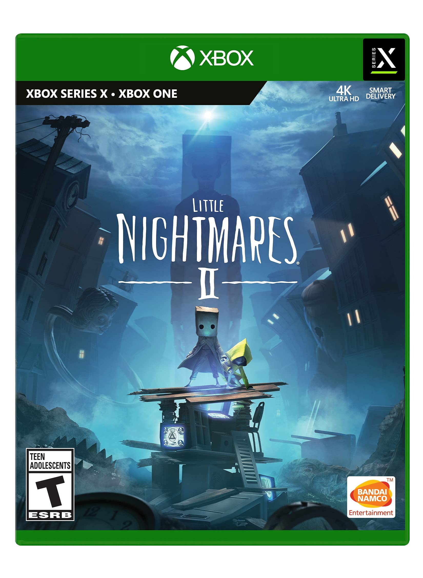 PRODUCT DETAILS 【商品情報】・商品名：Little Nightmares II - Xbox One・対応機種：Xbox One／Xbox Series X・仕様：北米版・言語：英語【コンディション】・新品・海外直輸入品です。・パッケージに輸送によるスレ・小傷がある場合があります。 ■ 日本国内のXbox本体でプレイいただけます Xbox One／Xbox Series X のディスクはリージョンフリーのため、北米版のソフトも日本国内で購入された本体でそのままプレイいただけます。対応本体：Xbox One／Xbox One S／Xbox One X／Xbox Series X ■ 北米版ゲームについてのご注意（必ずお読みください） ・ゲーム内の表示および音声は英語です。日本語には対応しておりません。・Xbox Series S はディスクドライブを搭載していないため、本商品はプレイできません。・追加コンテンツ（DLC）やオンライン機能のご利用には、北米（海外）のMicrosoftアカウントが必要となる場合があります。・パッケージ・取扱説明書はすべて英語表記です。・海外版であること、およびお手持ちの本体で使用できないことを理由とした返品・交換はお受けできません。 ■ ご注意 ・掲載画像は実物に近い色味になるよう調整しておりますが、ご利用の環境により差異が生じる場合があります。・複数店舗で在庫を共有しているため、ご注文後に在庫切れとなる場合がございます。・海外倉庫からのお取り寄せのため、発送までに数日〜2〜3週間程度かかる場合があります。 ■ 納期についてお届けの目安を必ずご確認ください。 ご注意 海外からの輸入品となります。海外輸送のため、外箱に軽微なスレ等がある場合がございますが、商品本体には影響ございません。 ※在庫状況は仕入先の在庫情報をもとに出来る限り正確に表示しておりますが、取寄せ商品のため、タイミングによりご注文後に欠品・キャンセルとなる場合がございます。