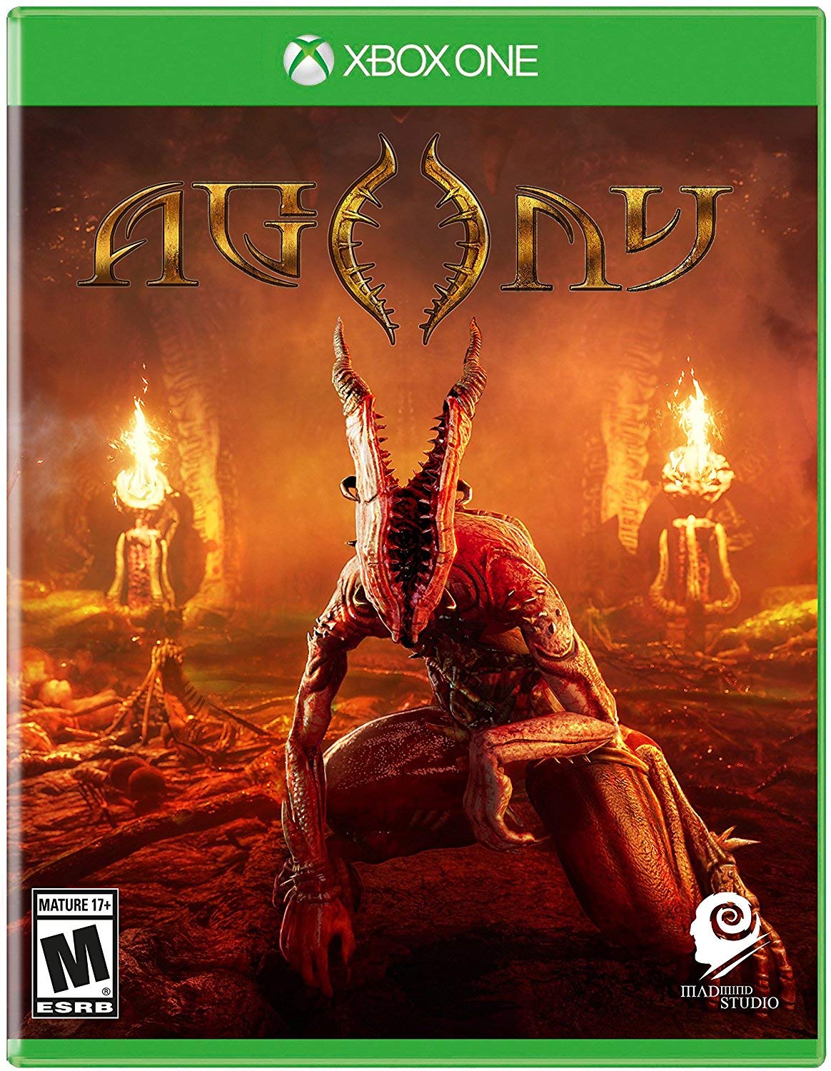 PRODUCT DETAILS 【商品情報】・商品名：Agony - Xbox One・対応機種：Xbox One／Xbox Series X・仕様：北米版・言語：英語【コンディション】・新品・海外直輸入品です。・パッケージに輸送によるスレ・小傷がある場合があります。 ■ 日本国内のXbox本体でプレイいただけます Xbox One／Xbox Series X のディスクはリージョンフリーのため、北米版のソフトも日本国内で購入された本体でそのままプレイいただけます。対応本体：Xbox One／Xbox One S／Xbox One X／Xbox Series X ■ 北米版ゲームについてのご注意（必ずお読みください） ・ゲーム内の表示および音声は英語です。日本語には対応しておりません。・Xbox Series S はディスクドライブを搭載していないため、本商品はプレイできません。・追加コンテンツ（DLC）やオンライン機能のご利用には、北米（海外）のMicrosoftアカウントが必要となる場合があります。・パッケージ・取扱説明書はすべて英語表記です。・海外版であること、およびお手持ちの本体で使用できないことを理由とした返品・交換はお受けできません。 ■ ご注意 ・掲載画像は実物に近い色味になるよう調整しておりますが、ご利用の環境により差異が生じる場合があります。・複数店舗で在庫を共有しているため、ご注文後に在庫切れとなる場合がございます。・海外倉庫からのお取り寄せのため、発送までに数日〜2〜3週間程度かかる場合があります。 ■ 納期についてお届けの目安を必ずご確認ください。 ご注意 海外からの輸入品となります。海外輸送のため、外箱に軽微なスレ等がある場合がございますが、商品本体には影響ございません。 ※在庫状況は仕入先の在庫情報をもとに出来る限り正確に表示しておりますが、取寄せ商品のため、タイミングによりご注文後に欠品・キャンセルとなる場合がございます。
