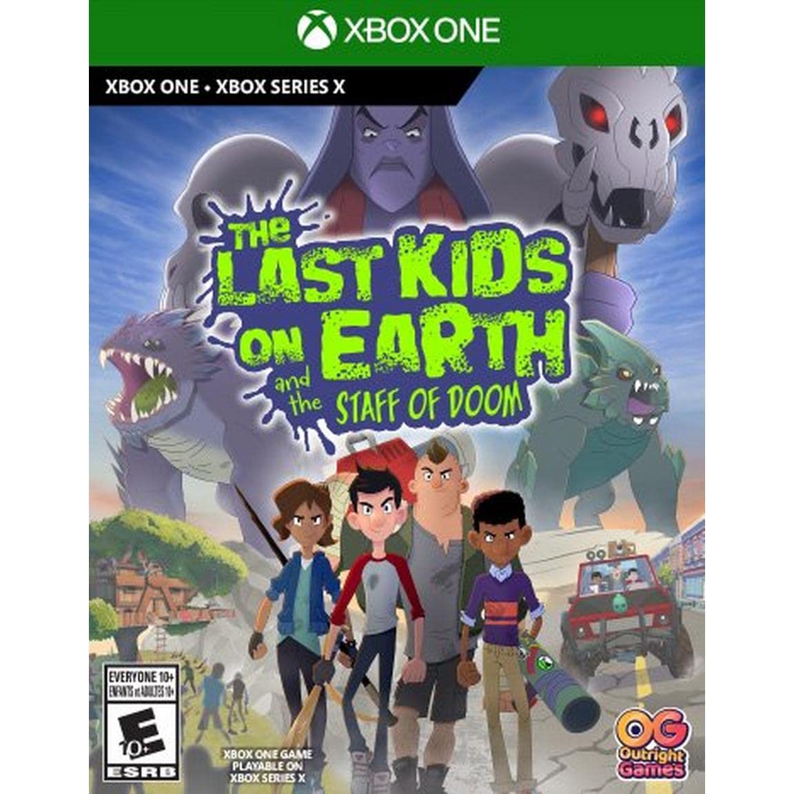 PRODUCT DETAILS 【商品情報】・商品名：The Last Kids On Earth and the Staff of Doom - Xbox One・対応機種：Xbox One／Xbox Series X・仕様：北米版・言語：英語【コンディション】・新品・海外直輸入品です。・パッケージに輸送によるスレ・小傷がある場合があります。 ■ 日本国内のXbox本体でプレイいただけます Xbox One／Xbox Series X のディスクはリージョンフリーのため、北米版のソフトも日本国内で購入された本体でそのままプレイいただけます。対応本体：Xbox One／Xbox One S／Xbox One X／Xbox Series X ■ 北米版ゲームについてのご注意（必ずお読みください） ・ゲーム内の表示および音声は英語です。日本語には対応しておりません。・Xbox Series S はディスクドライブを搭載していないため、本商品はプレイできません。・追加コンテンツ（DLC）やオンライン機能のご利用には、北米（海外）のMicrosoftアカウントが必要となる場合があります。・パッケージ・取扱説明書はすべて英語表記です。・海外版であること、およびお手持ちの本体で使用できないことを理由とした返品・交換はお受けできません。 ■ ご注意 ・掲載画像は実物に近い色味になるよう調整しておりますが、ご利用の環境により差異が生じる場合があります。・複数店舗で在庫を共有しているため、ご注文後に在庫切れとなる場合がございます。・海外倉庫からのお取り寄せのため、発送までに数日〜2〜3週間程度かかる場合があります。 ■ 納期についてお届けの目安を必ずご確認ください。 ご注意 海外からの輸入品となります。海外輸送のため、外箱に軽微なスレ等がある場合がございますが、商品本体には影響ございません。 ※在庫状況は仕入先の在庫情報をもとに出来る限り正確に表示しておりますが、取寄せ商品のため、タイミングによりご注文後に欠品・キャンセルとなる場合がございます。