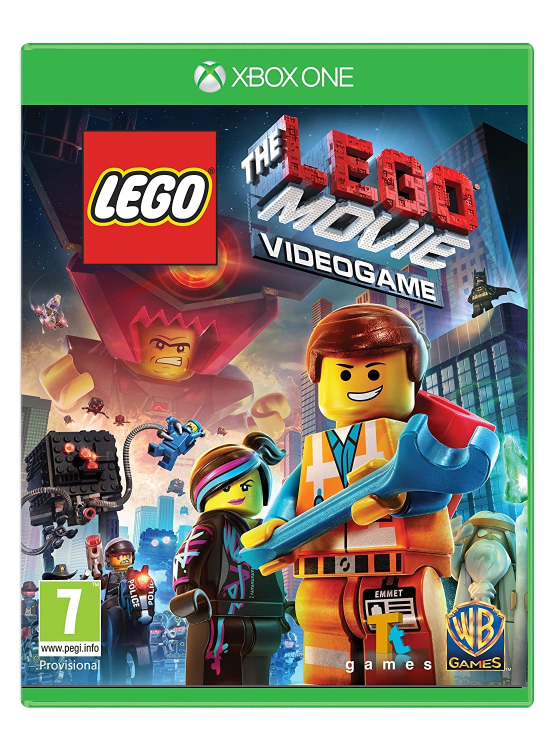 PRODUCT DETAILS 【商品情報】・商品名：The LEGO Movie Videogame (Xbox One)・対応機種：Xbox One／Xbox Series X・仕様：北米版・言語：英語【コンディション】・新品・海外直輸入品です。・パッケージに輸送によるスレ・小傷がある場合があります。 ■ 日本国内のXbox本体でプレイいただけます Xbox One／Xbox Series X のディスクはリージョンフリーのため、北米版のソフトも日本国内で購入された本体でそのままプレイいただけます。対応本体：Xbox One／Xbox One S／Xbox One X／Xbox Series X ■ 北米版ゲームについてのご注意（必ずお読みください） ・ゲーム内の表示および音声は英語です。日本語には対応しておりません。・Xbox Series S はディスクドライブを搭載していないため、本商品はプレイできません。・追加コンテンツ（DLC）やオンライン機能のご利用には、北米（海外）のMicrosoftアカウントが必要となる場合があります。・パッケージ・取扱説明書はすべて英語表記です。・海外版であること、およびお手持ちの本体で使用できないことを理由とした返品・交換はお受けできません。 ■ ご注意 ・掲載画像は実物に近い色味になるよう調整しておりますが、ご利用の環境により差異が生じる場合があります。・複数店舗で在庫を共有しているため、ご注文後に在庫切れとなる場合がございます。・海外倉庫からのお取り寄せのため、発送までに数日〜2〜3週間程度かかる場合があります。 ■ 納期についてお届けの目安を必ずご確認ください。 ご注意 海外からの輸入品となります。海外輸送のため、外箱に軽微なスレ等がある場合がございますが、商品本体には影響ございません。 ※在庫状況は仕入先の在庫情報をもとに出来る限り正確に表示しておりますが、取寄せ商品のため、タイミングによりご注文後に欠品・キャンセルとなる場合がございます。
