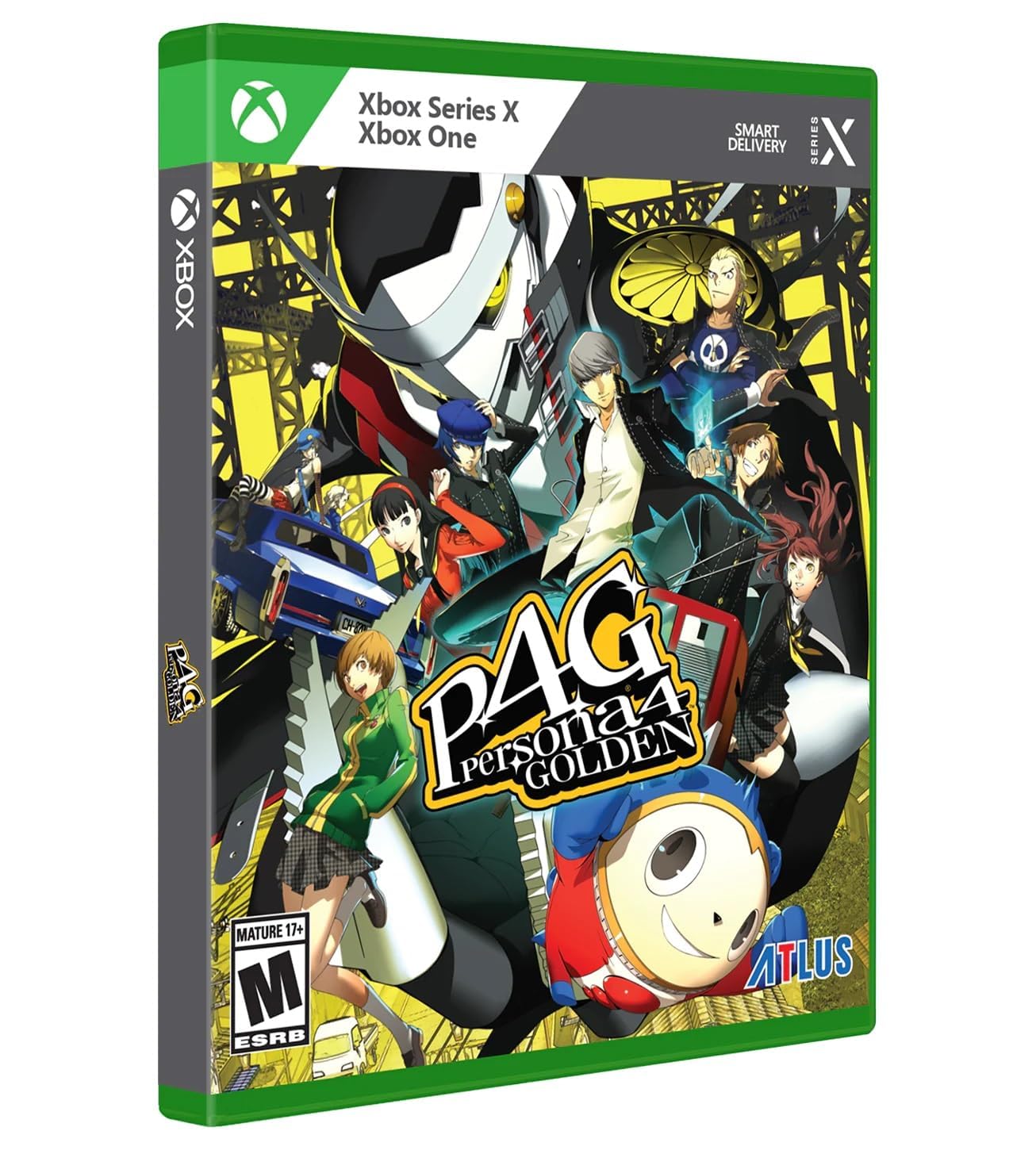 PRODUCT DETAILS 【商品情報】・商品名：Persona 4 Golden SDCC Foil Cover Edition (Limited Run Games #11) - for Xbox One・対応機種：Xbox One／Xbox Series X・仕様：北米版・言語：英語【コンディション】・新品・海外直輸入品です。・パッケージに輸送によるスレ・小傷がある場合があります。 ■ 日本国内のXbox本体でプレイいただけます Xbox One／Xbox Series X のディスクはリージョンフリーのため、北米版のソフトも日本国内で購入された本体でそのままプレイいただけます。対応本体：Xbox One／Xbox One S／Xbox One X／Xbox Series X ■ 北米版ゲームについてのご注意（必ずお読みください） ・ゲーム内の表示および音声は英語です。日本語には対応しておりません。・Xbox Series S はディスクドライブを搭載していないため、本商品はプレイできません。・追加コンテンツ（DLC）やオンライン機能のご利用には、北米（海外）のMicrosoftアカウントが必要となる場合があります。・パッケージ・取扱説明書はすべて英語表記です。・海外版であること、およびお手持ちの本体で使用できないことを理由とした返品・交換はお受けできません。 ■ ご注意 ・掲載画像は実物に近い色味になるよう調整しておりますが、ご利用の環境により差異が生じる場合があります。・複数店舗で在庫を共有しているため、ご注文後に在庫切れとなる場合がございます。・海外倉庫からのお取り寄せのため、発送までに数日〜2〜3週間程度かかる場合があります。 ■ 納期についてお届けの目安を必ずご確認ください。 ご注意 海外からの輸入品となります。海外輸送のため、外箱に軽微なスレ等がある場合がございますが、商品本体には影響ございません。 ※在庫状況は仕入先の在庫情報をもとに出来る限り正確に表示しておりますが、取寄せ商品のため、タイミングによりご注文後に欠品・キャンセルとなる場合がございます。