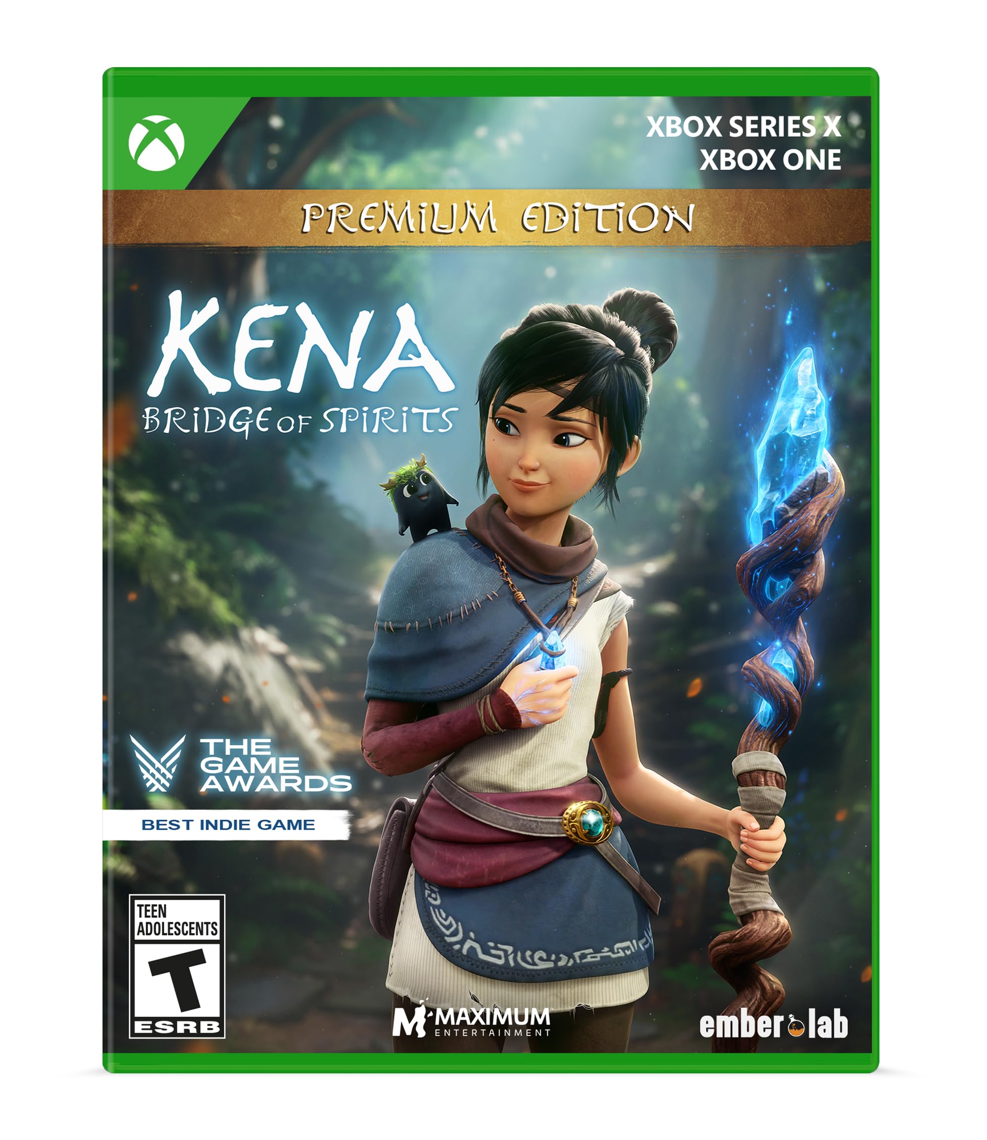 PRODUCT DETAILS 【商品情報】・商品名：Kena: Bridge of Spirits Xbox Series X - Premium Edition・対応機種：Xbox One／Xbox Series X・仕様：北米版・言語：英語【コンディション】・新品・海外直輸入品です。・パッケージに輸送によるスレ・小傷がある場合があります。 ■ 日本国内のXbox本体でプレイいただけます Xbox One／Xbox Series X のディスクはリージョンフリーのため、北米版のソフトも日本国内で購入された本体でそのままプレイいただけます。対応本体：Xbox One／Xbox One S／Xbox One X／Xbox Series X ■ 北米版ゲームについてのご注意（必ずお読みください） ・ゲーム内の表示および音声は英語です。日本語には対応しておりません。・Xbox Series S はディスクドライブを搭載していないため、本商品はプレイできません。・追加コンテンツ（DLC）やオンライン機能のご利用には、北米（海外）のMicrosoftアカウントが必要となる場合があります。・パッケージ・取扱説明書はすべて英語表記です。・海外版であること、およびお手持ちの本体で使用できないことを理由とした返品・交換はお受けできません。 ■ ご注意 ・掲載画像は実物に近い色味になるよう調整しておりますが、ご利用の環境により差異が生じる場合があります。・複数店舗で在庫を共有しているため、ご注文後に在庫切れとなる場合がございます。・海外倉庫からのお取り寄せのため、発送までに数日〜2〜3週間程度かかる場合があります。 ■ 納期についてお届けの目安を必ずご確認ください。 ご注意 海外からの輸入品となります。海外輸送のため、外箱に軽微なスレ等がある場合がございますが、商品本体には影響ございません。 ※在庫状況は仕入先の在庫情報をもとに出来る限り正確に表示しておりますが、取寄せ商品のため、タイミングによりご注文後に欠品・キャンセルとなる場合がございます。