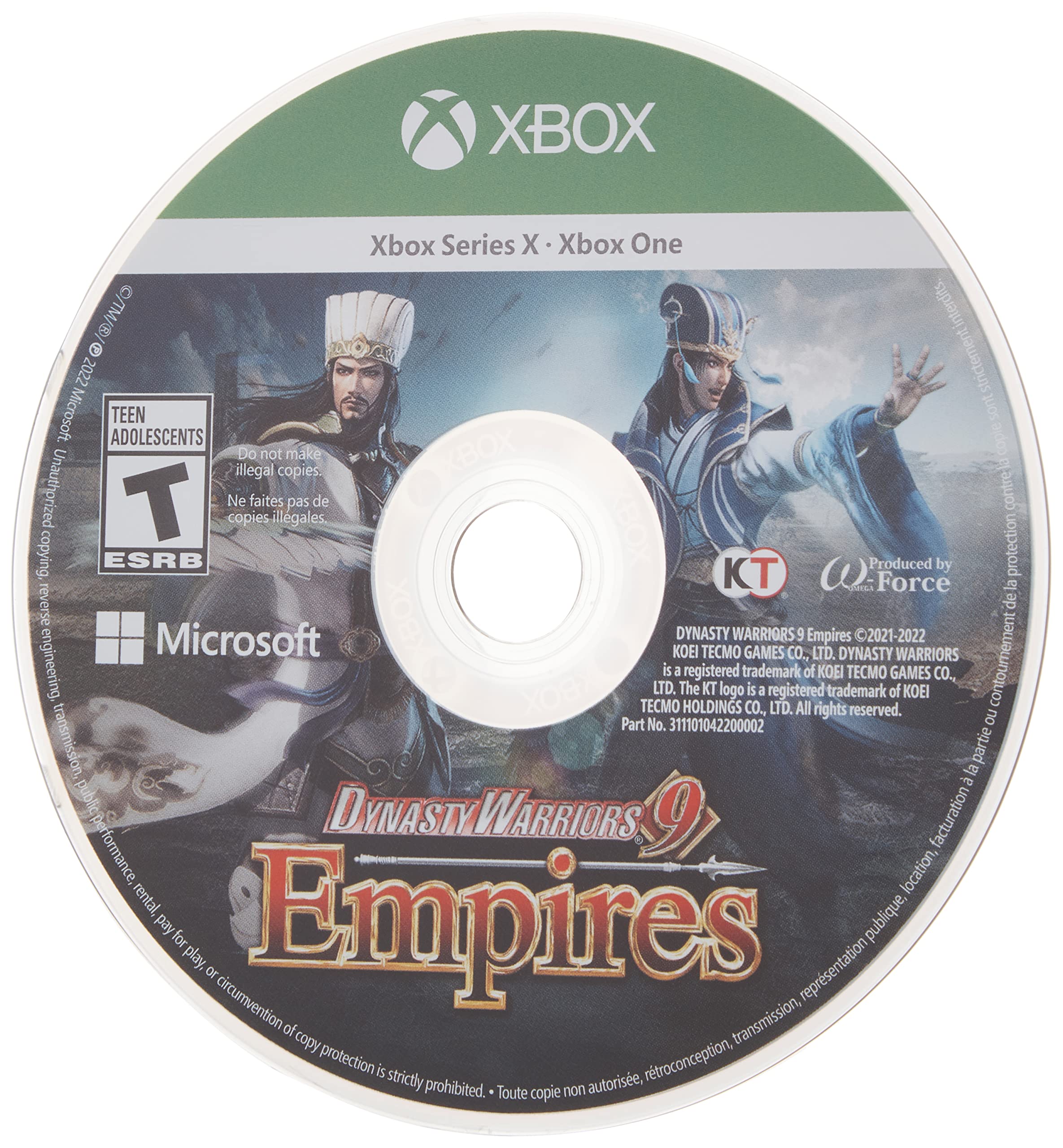 PRODUCT DETAILS 【商品情報】・商品名：Dynasty Warriors 9 Empires - Xbox One・対応機種：Xbox One／Xbox Series X・仕様：北米版・言語：英語【コンディション】・新品・海外直輸入品です。・パッケージに輸送によるスレ・小傷がある場合があります。 ■ 日本国内のXbox本体でプレイいただけます Xbox One／Xbox Series X のディスクはリージョンフリーのため、北米版のソフトも日本国内で購入された本体でそのままプレイいただけます。対応本体：Xbox One／Xbox One S／Xbox One X／Xbox Series X ■ 北米版ゲームについてのご注意（必ずお読みください） ・ゲーム内の表示および音声は英語です。日本語には対応しておりません。・Xbox Series S はディスクドライブを搭載していないため、本商品はプレイできません。・追加コンテンツ（DLC）やオンライン機能のご利用には、北米（海外）のMicrosoftアカウントが必要となる場合があります。・パッケージ・取扱説明書はすべて英語表記です。・海外版であること、およびお手持ちの本体で使用できないことを理由とした返品・交換はお受けできません。 ■ ご注意 ・掲載画像は実物に近い色味になるよう調整しておりますが、ご利用の環境により差異が生じる場合があります。・複数店舗で在庫を共有しているため、ご注文後に在庫切れとなる場合がございます。・海外倉庫からのお取り寄せのため、発送までに数日〜2〜3週間程度かかる場合があります。 ■ 納期についてお届けの目安を必ずご確認ください。 ご注意 海外からの輸入品となります。海外輸送のため、外箱に軽微なスレ等がある場合がございますが、商品本体には影響ございません。 ※在庫状況は仕入先の在庫情報をもとに出来る限り正確に表示しておりますが、取寄せ商品のため、タイミングによりご注文後に欠品・キャンセルとなる場合がございます。