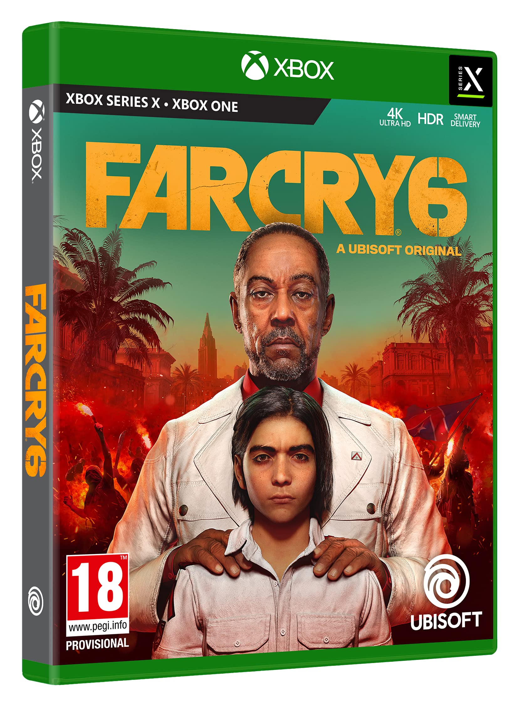 PRODUCT DETAILS 【商品情報】・商品名：Far Cry 6 Xbox Series X/One・対応機種：Xbox One／Xbox Series X・仕様：北米版・言語：英語【コンディション】・新品・海外直輸入品です。・パッケージに輸送によるスレ・小傷がある場合があります。 ■ 日本国内のXbox本体でプレイいただけます Xbox One／Xbox Series X のディスクはリージョンフリーのため、北米版のソフトも日本国内で購入された本体でそのままプレイいただけます。対応本体：Xbox One／Xbox One S／Xbox One X／Xbox Series X ■ 北米版ゲームについてのご注意（必ずお読みください） ・ゲーム内の表示および音声は英語です。日本語には対応しておりません。・Xbox Series S はディスクドライブを搭載していないため、本商品はプレイできません。・追加コンテンツ（DLC）やオンライン機能のご利用には、北米（海外）のMicrosoftアカウントが必要となる場合があります。・パッケージ・取扱説明書はすべて英語表記です。・海外版であること、およびお手持ちの本体で使用できないことを理由とした返品・交換はお受けできません。 ■ ご注意 ・掲載画像は実物に近い色味になるよう調整しておりますが、ご利用の環境により差異が生じる場合があります。・複数店舗で在庫を共有しているため、ご注文後に在庫切れとなる場合がございます。・海外倉庫からのお取り寄せのため、発送までに数日〜2〜3週間程度かかる場合があります。 ■ 納期についてお届けの目安を必ずご確認ください。 ご注意 海外からの輸入品となります。海外輸送のため、外箱に軽微なスレ等がある場合がございますが、商品本体には影響ございません。 ※在庫状況は仕入先の在庫情報をもとに出来る限り正確に表示しておりますが、取寄せ商品のため、タイミングによりご注文後に欠品・キャンセルとなる場合がございます。