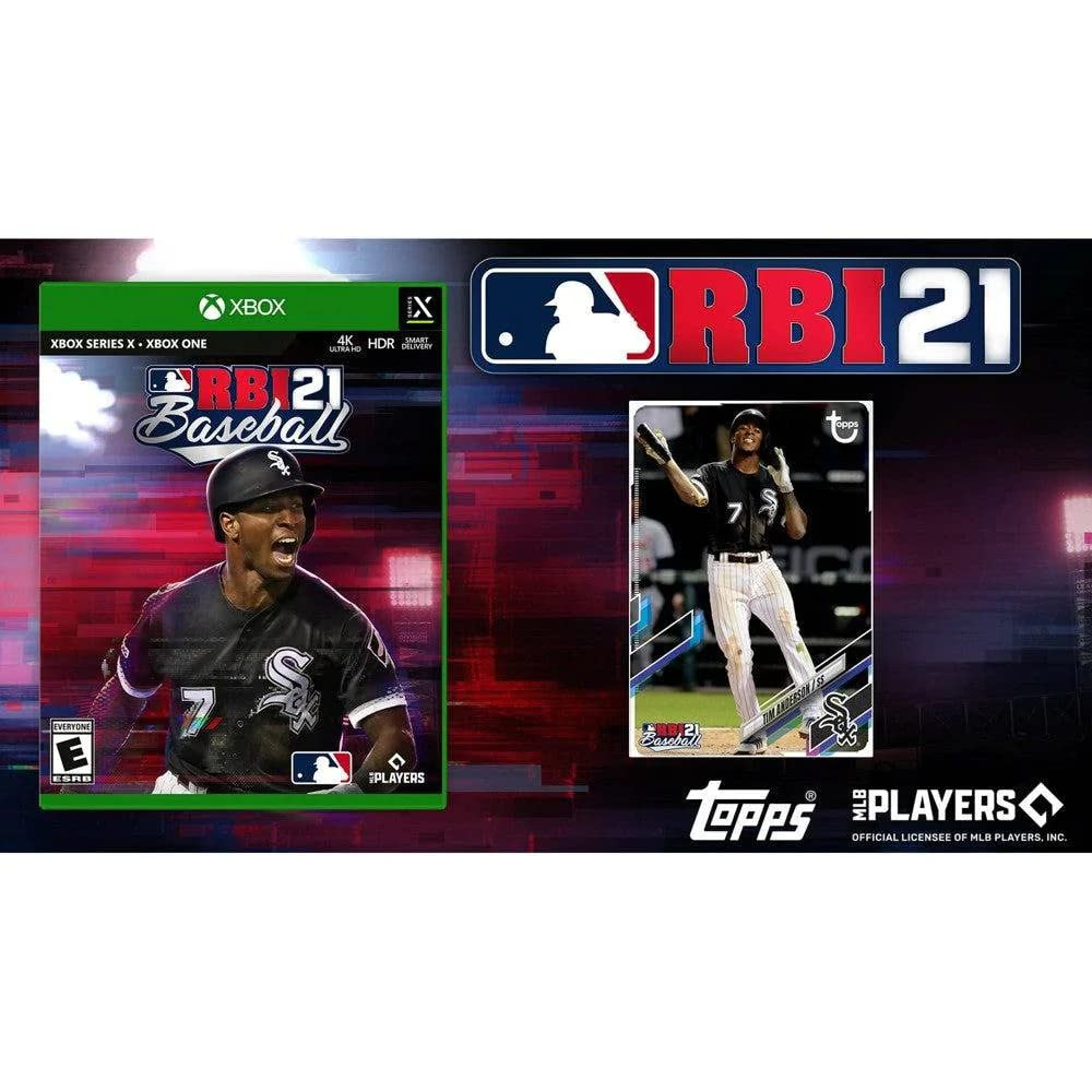 MLB RBI 21 Baseball w/ Collectible Baseball Card (Xbox One/Series X, 2021) 北米版 Xbox エックスボックス 海外版ソフト