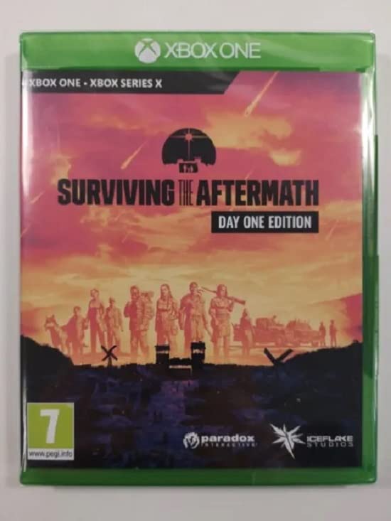 PRODUCT DETAILS 【商品情報】・商品名：Surviving The Aftermath - Day One Edition (Xbox One)・対応機種：Xbox One／Xbox Series X・仕様：北米版・言語：英語【コンディション】・新品・海外直輸入品です。・パッケージに輸送によるスレ・小傷がある場合があります。 ■ 日本国内のXbox本体でプレイいただけます Xbox One／Xbox Series X のディスクはリージョンフリーのため、北米版のソフトも日本国内で購入された本体でそのままプレイいただけます。対応本体：Xbox One／Xbox One S／Xbox One X／Xbox Series X ■ 北米版ゲームについてのご注意（必ずお読みください） ・ゲーム内の表示および音声は英語です。日本語には対応しておりません。・Xbox Series S はディスクドライブを搭載していないため、本商品はプレイできません。・追加コンテンツ（DLC）やオンライン機能のご利用には、北米（海外）のMicrosoftアカウントが必要となる場合があります。・パッケージ・取扱説明書はすべて英語表記です。・海外版であること、およびお手持ちの本体で使用できないことを理由とした返品・交換はお受けできません。 ■ ご注意 ・掲載画像は実物に近い色味になるよう調整しておりますが、ご利用の環境により差異が生じる場合があります。・複数店舗で在庫を共有しているため、ご注文後に在庫切れとなる場合がございます。・海外倉庫からのお取り寄せのため、発送までに数日〜2〜3週間程度かかる場合があります。 ■ 納期についてお届けの目安を必ずご確認ください。 ご注意 海外からの輸入品となります。海外輸送のため、外箱に軽微なスレ等がある場合がございますが、商品本体には影響ございません。 ※在庫状況は仕入先の在庫情報をもとに出来る限り正確に表示しておりますが、取寄せ商品のため、タイミングによりご注文後に欠品・キャンセルとなる場合がございます。