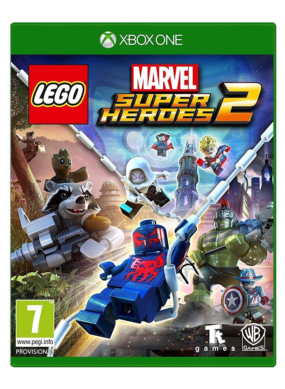 PRODUCT DETAILS 【商品情報】・商品名：LEGO Marvel Super Heroes 2 (Xbox One)・対応機種：Xbox One／Xbox Series X・仕様：北米版・言語：英語【コンディション】・新品・海外直輸入品です。・パッケージに輸送によるスレ・小傷がある場合があります。 ■ 日本国内のXbox本体でプレイいただけます Xbox One／Xbox Series X のディスクはリージョンフリーのため、北米版のソフトも日本国内で購入された本体でそのままプレイいただけます。対応本体：Xbox One／Xbox One S／Xbox One X／Xbox Series X ■ 北米版ゲームについてのご注意（必ずお読みください） ・ゲーム内の表示および音声は英語です。日本語には対応しておりません。・Xbox Series S はディスクドライブを搭載していないため、本商品はプレイできません。・追加コンテンツ（DLC）やオンライン機能のご利用には、北米（海外）のMicrosoftアカウントが必要となる場合があります。・パッケージ・取扱説明書はすべて英語表記です。・海外版であること、およびお手持ちの本体で使用できないことを理由とした返品・交換はお受けできません。 ■ ご注意 ・掲載画像は実物に近い色味になるよう調整しておりますが、ご利用の環境により差異が生じる場合があります。・複数店舗で在庫を共有しているため、ご注文後に在庫切れとなる場合がございます。・海外倉庫からのお取り寄せのため、発送までに数日〜2〜3週間程度かかる場合があります。 ■ 納期についてお届けの目安を必ずご確認ください。 ご注意 海外からの輸入品となります。海外輸送のため、外箱に軽微なスレ等がある場合がございますが、商品本体には影響ございません。 ※在庫状況は仕入先の在庫情報をもとに出来る限り正確に表示しておりますが、取寄せ商品のため、タイミングによりご注文後に欠品・キャンセルとなる場合がございます。