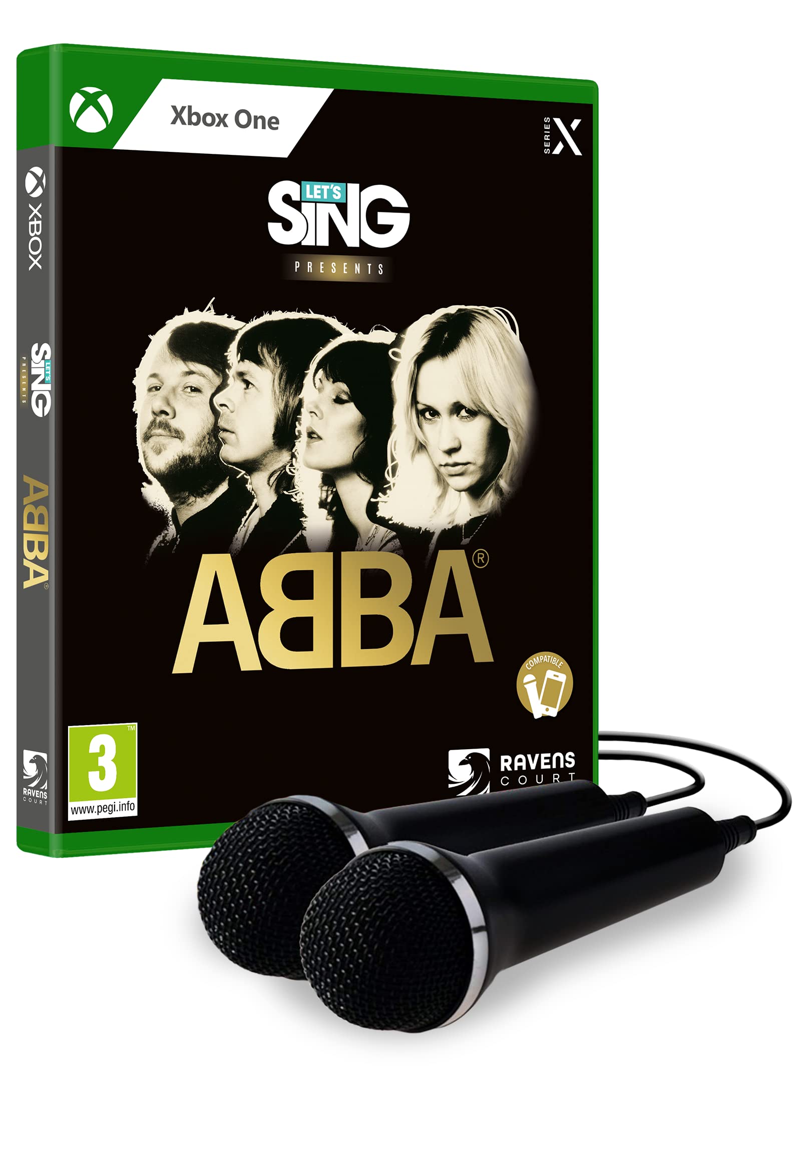 Let's Sing: ABBA - Double Mic Bundle (Xbox One) 北米版 Xbox エックスボックス 海外版ソフト