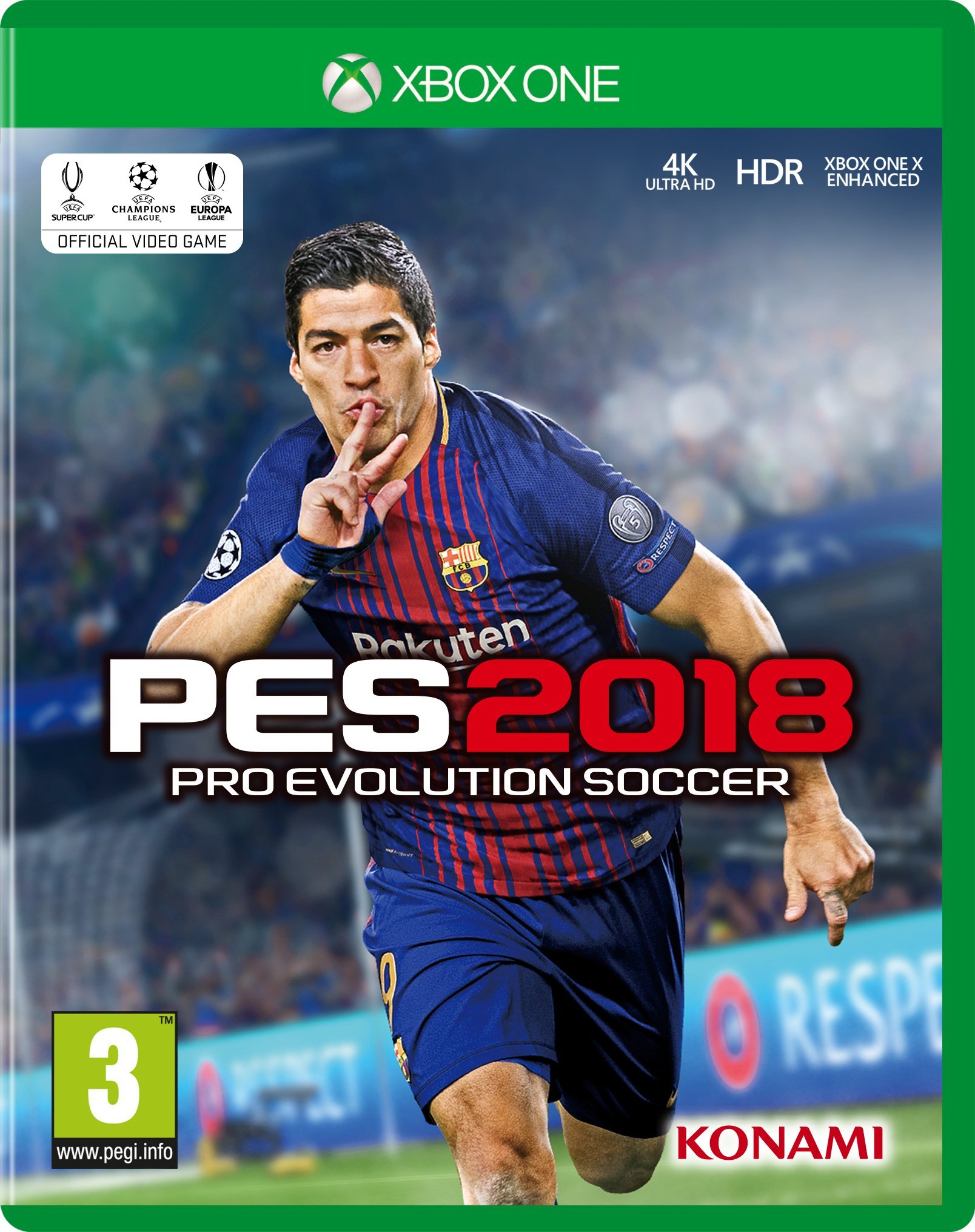 PRODUCT DETAILS 【商品情報】・商品名：PES 2018 (Xbox One)・対応機種：Xbox One／Xbox Series X・仕様：北米版・言語：英語【コンディション】・新品・海外直輸入品です。・パッケージに輸送によるスレ・小傷がある場合があります。 ■ 日本国内のXbox本体でプレイいただけます Xbox One／Xbox Series X のディスクはリージョンフリーのため、北米版のソフトも日本国内で購入された本体でそのままプレイいただけます。対応本体：Xbox One／Xbox One S／Xbox One X／Xbox Series X ■ 北米版ゲームについてのご注意（必ずお読みください） ・ゲーム内の表示および音声は英語です。日本語には対応しておりません。・Xbox Series S はディスクドライブを搭載していないため、本商品はプレイできません。・追加コンテンツ（DLC）やオンライン機能のご利用には、北米（海外）のMicrosoftアカウントが必要となる場合があります。・パッケージ・取扱説明書はすべて英語表記です。・海外版であること、およびお手持ちの本体で使用できないことを理由とした返品・交換はお受けできません。 ■ ご注意 ・掲載画像は実物に近い色味になるよう調整しておりますが、ご利用の環境により差異が生じる場合があります。・複数店舗で在庫を共有しているため、ご注文後に在庫切れとなる場合がございます。・海外倉庫からのお取り寄せのため、発送までに数日〜2〜3週間程度かかる場合があります。 ■ 納期についてお届けの目安を必ずご確認ください。 ご注意 海外からの輸入品となります。海外輸送のため、外箱に軽微なスレ等がある場合がございますが、商品本体には影響ございません。 ※在庫状況は仕入先の在庫情報をもとに出来る限り正確に表示しておりますが、取寄せ商品のため、タイミングによりご注文後に欠品・キャンセルとなる場合がございます。