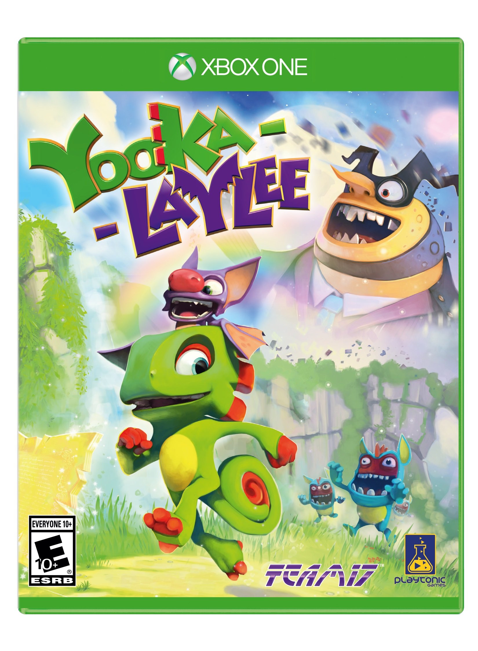 PRODUCT DETAILS 【商品情報】・商品名：Yooka-Laylee - Xbox One・対応機種：Xbox One／Xbox Series X・仕様：北米版・言語：英語【コンディション】・新品・海外直輸入品です。・パッケージに輸送によるスレ・小傷がある場合があります。 ■ 日本国内のXbox本体でプレイいただけます Xbox One／Xbox Series X のディスクはリージョンフリーのため、北米版のソフトも日本国内で購入された本体でそのままプレイいただけます。対応本体：Xbox One／Xbox One S／Xbox One X／Xbox Series X ■ 北米版ゲームについてのご注意（必ずお読みください） ・ゲーム内の表示および音声は英語です。日本語には対応しておりません。・Xbox Series S はディスクドライブを搭載していないため、本商品はプレイできません。・追加コンテンツ（DLC）やオンライン機能のご利用には、北米（海外）のMicrosoftアカウントが必要となる場合があります。・パッケージ・取扱説明書はすべて英語表記です。・海外版であること、およびお手持ちの本体で使用できないことを理由とした返品・交換はお受けできません。 ■ ご注意 ・掲載画像は実物に近い色味になるよう調整しておりますが、ご利用の環境により差異が生じる場合があります。・複数店舗で在庫を共有しているため、ご注文後に在庫切れとなる場合がございます。・海外倉庫からのお取り寄せのため、発送までに数日〜2〜3週間程度かかる場合があります。 ■ 納期についてお届けの目安を必ずご確認ください。 ご注意 海外からの輸入品となります。海外輸送のため、外箱に軽微なスレ等がある場合がございますが、商品本体には影響ございません。 ※在庫状況は仕入先の在庫情報をもとに出来る限り正確に表示しておりますが、取寄せ商品のため、タイミングによりご注文後に欠品・キャンセルとなる場合がございます。