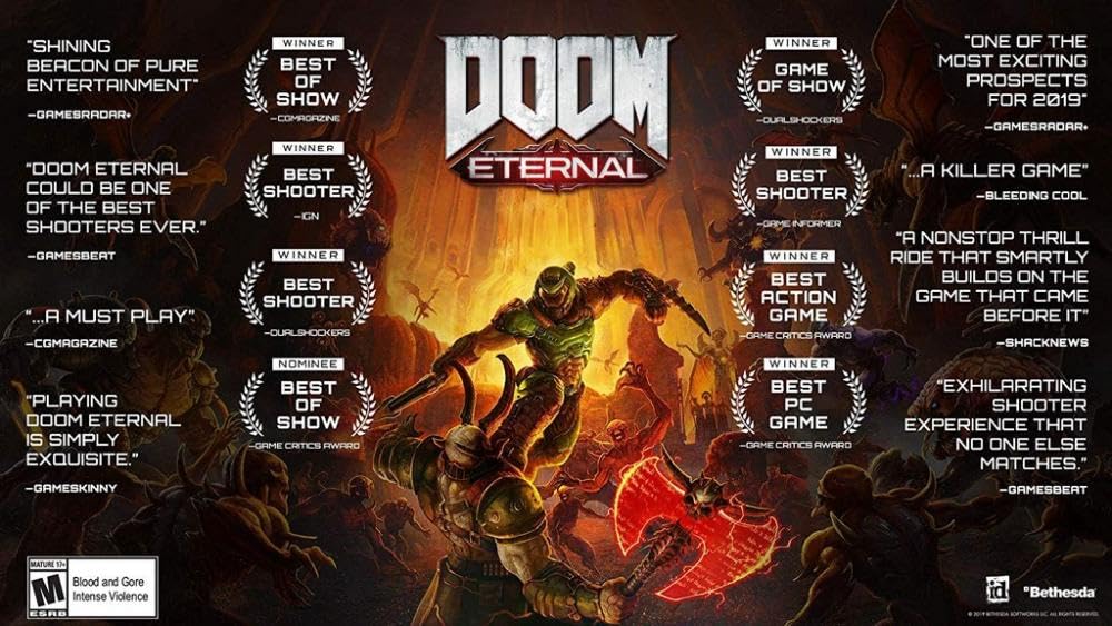 PRODUCT DETAILS 【商品情報】・商品名：Doom Eternal Deluxe Edition for Xbox One・対応機種：Xbox One／Xbox Series X・仕様：北米版・言語：英語【コンディション】・新品・海外直輸入品です。・パッケージに輸送によるスレ・小傷がある場合があります。 ■ 日本国内のXbox本体でプレイいただけます Xbox One／Xbox Series X のディスクはリージョンフリーのため、北米版のソフトも日本国内で購入された本体でそのままプレイいただけます。対応本体：Xbox One／Xbox One S／Xbox One X／Xbox Series X ■ 北米版ゲームについてのご注意（必ずお読みください） ・ゲーム内の表示および音声は英語です。日本語には対応しておりません。・Xbox Series S はディスクドライブを搭載していないため、本商品はプレイできません。・追加コンテンツ（DLC）やオンライン機能のご利用には、北米（海外）のMicrosoftアカウントが必要となる場合があります。・パッケージ・取扱説明書はすべて英語表記です。・海外版であること、およびお手持ちの本体で使用できないことを理由とした返品・交換はお受けできません。 ■ ご注意 ・掲載画像は実物に近い色味になるよう調整しておりますが、ご利用の環境により差異が生じる場合があります。・複数店舗で在庫を共有しているため、ご注文後に在庫切れとなる場合がございます。・海外倉庫からのお取り寄せのため、発送までに数日〜2〜3週間程度かかる場合があります。 ■ 納期についてお届けの目安を必ずご確認ください。 ご注意 海外からの輸入品となります。海外輸送のため、外箱に軽微なスレ等がある場合がございますが、商品本体には影響ございません。 ※在庫状況は仕入先の在庫情報をもとに出来る限り正確に表示しておりますが、取寄せ商品のため、タイミングによりご注文後に欠品・キャンセルとなる場合がございます。