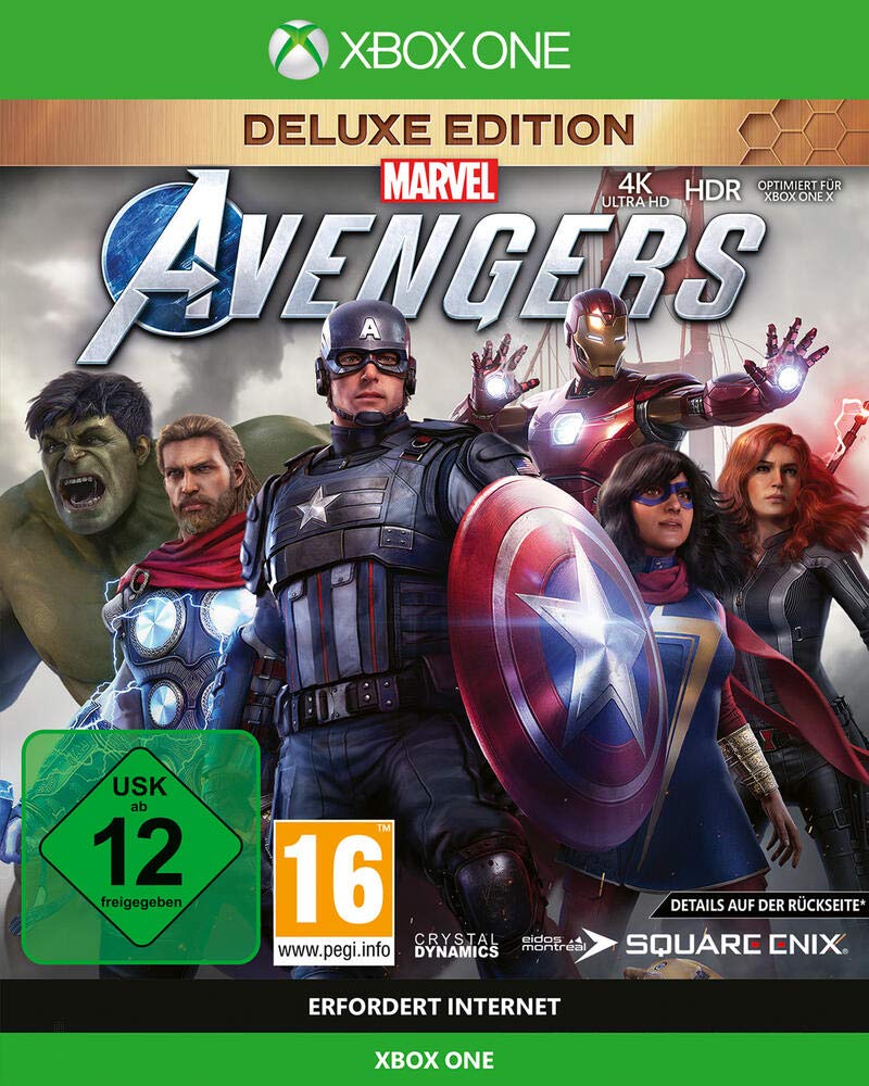 PRODUCT DETAILS 【商品情報】・商品名：Square Enix Marvel's Avengers Deluxe Edition・対応機種：Xbox One／Xbox Series X・仕様：北米版・言語：英語【コンディション】・新品・海外直輸入品です。・パッケージに輸送によるスレ・小傷がある場合があります。 ■ 日本国内のXbox本体でプレイいただけます Xbox One／Xbox Series X のディスクはリージョンフリーのため、北米版のソフトも日本国内で購入された本体でそのままプレイいただけます。対応本体：Xbox One／Xbox One S／Xbox One X／Xbox Series X ■ 北米版ゲームについてのご注意（必ずお読みください） ・ゲーム内の表示および音声は英語です。日本語には対応しておりません。・Xbox Series S はディスクドライブを搭載していないため、本商品はプレイできません。・追加コンテンツ（DLC）やオンライン機能のご利用には、北米（海外）のMicrosoftアカウントが必要となる場合があります。・パッケージ・取扱説明書はすべて英語表記です。・海外版であること、およびお手持ちの本体で使用できないことを理由とした返品・交換はお受けできません。 ■ ご注意 ・掲載画像は実物に近い色味になるよう調整しておりますが、ご利用の環境により差異が生じる場合があります。・複数店舗で在庫を共有しているため、ご注文後に在庫切れとなる場合がございます。・海外倉庫からのお取り寄せのため、発送までに数日〜2〜3週間程度かかる場合があります。 ■ 納期についてお届けの目安を必ずご確認ください。 ご注意 海外からの輸入品となります。海外輸送のため、外箱に軽微なスレ等がある場合がございますが、商品本体には影響ございません。 ※在庫状況は仕入先の在庫情報をもとに出来る限り正確に表示しておりますが、取寄せ商品のため、タイミングによりご注文後に欠品・キャンセルとなる場合がございます。