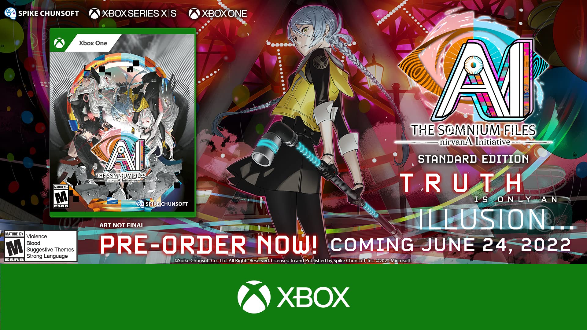 AI: THE SOMNIUM FILES - nirvanA Initiative Standard Edition for Xbox One 北米版 Xbox エックスボックス 海外版ソフト