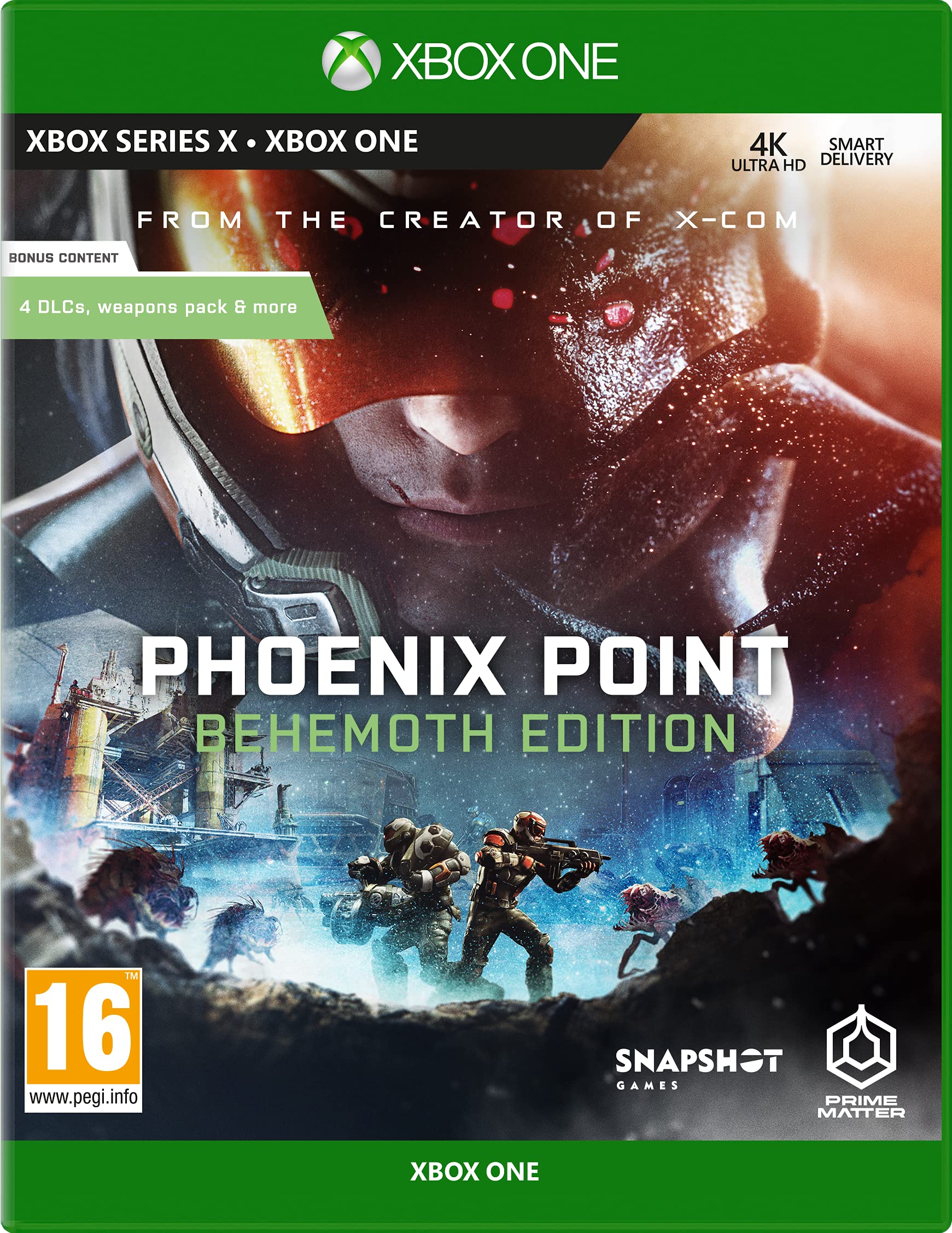 PRODUCT DETAILS 【商品情報】・商品名：Phoenix Point - Behemoth Edition - Xbox ONE & Xbox SX・対応機種：Xbox One／Xbox Series X・仕様：北米版・言語：英語【コンディション】・新品・海外直輸入品です。・パッケージに輸送によるスレ・小傷がある場合があります。 ■ 日本国内のXbox本体でプレイいただけます Xbox One／Xbox Series X のディスクはリージョンフリーのため、北米版のソフトも日本国内で購入された本体でそのままプレイいただけます。対応本体：Xbox One／Xbox One S／Xbox One X／Xbox Series X ■ 北米版ゲームについてのご注意（必ずお読みください） ・ゲーム内の表示および音声は英語です。日本語には対応しておりません。・Xbox Series S はディスクドライブを搭載していないため、本商品はプレイできません。・追加コンテンツ（DLC）やオンライン機能のご利用には、北米（海外）のMicrosoftアカウントが必要となる場合があります。・パッケージ・取扱説明書はすべて英語表記です。・海外版であること、およびお手持ちの本体で使用できないことを理由とした返品・交換はお受けできません。 ■ ご注意 ・掲載画像は実物に近い色味になるよう調整しておりますが、ご利用の環境により差異が生じる場合があります。・複数店舗で在庫を共有しているため、ご注文後に在庫切れとなる場合がございます。・海外倉庫からのお取り寄せのため、発送までに数日〜2〜3週間程度かかる場合があります。 ■ 納期についてお届けの目安を必ずご確認ください。 ご注意 海外からの輸入品となります。海外輸送のため、外箱に軽微なスレ等がある場合がございますが、商品本体には影響ございません。 ※在庫状況は仕入先の在庫情報をもとに出来る限り正確に表示しておりますが、取寄せ商品のため、タイミングによりご注文後に欠品・キャンセルとなる場合がございます。