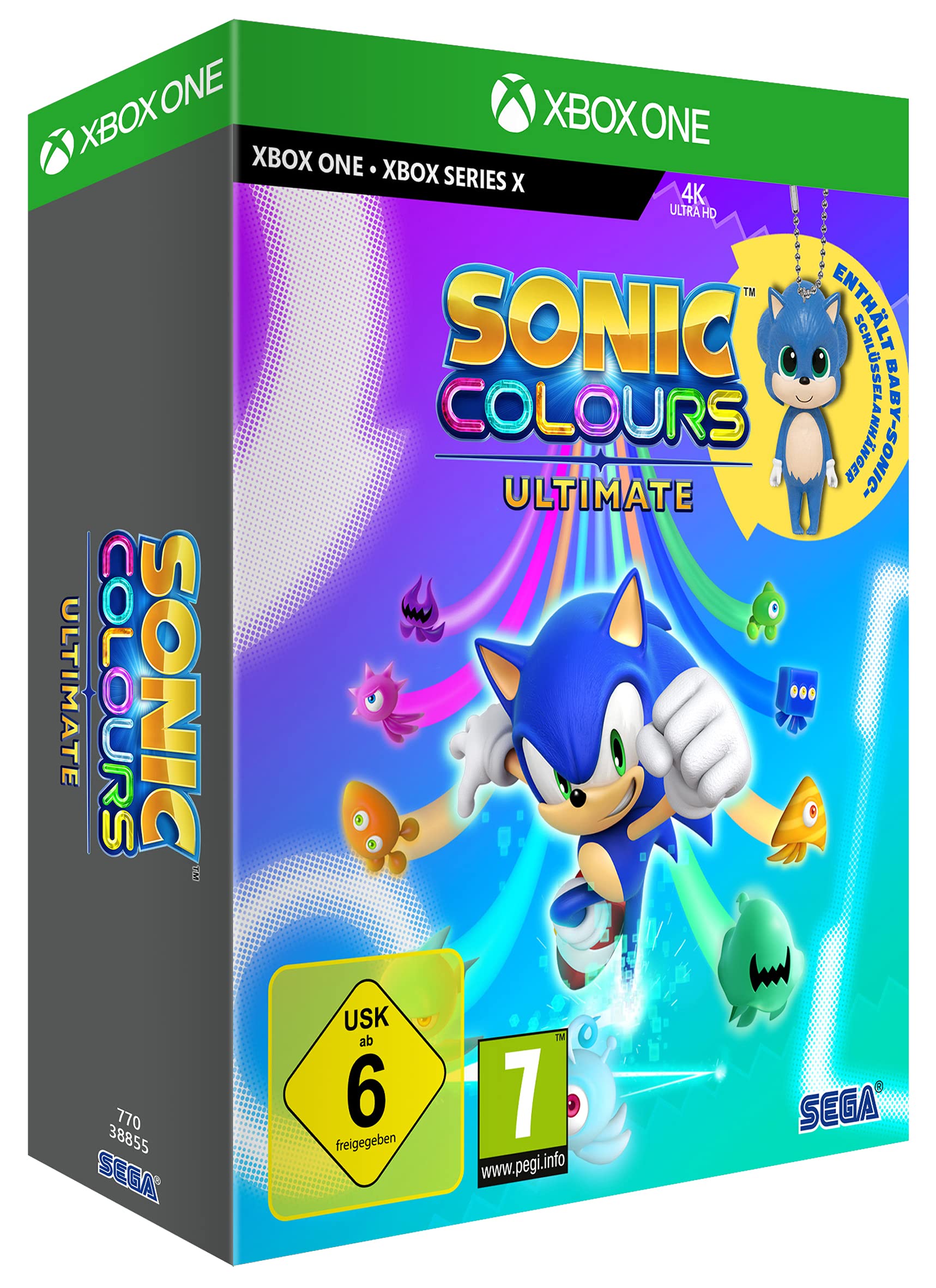 PRODUCT DETAILS 【商品情報】・商品名：Sonic Colours: Ultimate Launch Edition (Xbox One / Xbox Series X)・対応機種：Xbox One／Xbox Series X・仕様：北米版・言語：英語【コンディション】・新品・海外直輸入品です。・パッケージに輸送によるスレ・小傷がある場合があります。 ■ 日本国内のXbox本体でプレイいただけます Xbox One／Xbox Series X のディスクはリージョンフリーのため、北米版のソフトも日本国内で購入された本体でそのままプレイいただけます。対応本体：Xbox One／Xbox One S／Xbox One X／Xbox Series X ■ 北米版ゲームについてのご注意（必ずお読みください） ・ゲーム内の表示および音声は英語です。日本語には対応しておりません。・Xbox Series S はディスクドライブを搭載していないため、本商品はプレイできません。・追加コンテンツ（DLC）やオンライン機能のご利用には、北米（海外）のMicrosoftアカウントが必要となる場合があります。・パッケージ・取扱説明書はすべて英語表記です。・海外版であること、およびお手持ちの本体で使用できないことを理由とした返品・交換はお受けできません。 ■ ご注意 ・掲載画像は実物に近い色味になるよう調整しておりますが、ご利用の環境により差異が生じる場合があります。・複数店舗で在庫を共有しているため、ご注文後に在庫切れとなる場合がございます。・海外倉庫からのお取り寄せのため、発送までに数日〜2〜3週間程度かかる場合があります。 ■ 納期についてお届けの目安を必ずご確認ください。 ご注意 海外からの輸入品となります。海外輸送のため、外箱に軽微なスレ等がある場合がございますが、商品本体には影響ございません。 ※在庫状況は仕入先の在庫情報をもとに出来る限り正確に表示しておりますが、取寄せ商品のため、タイミングによりご注文後に欠品・キャンセルとなる場合がございます。