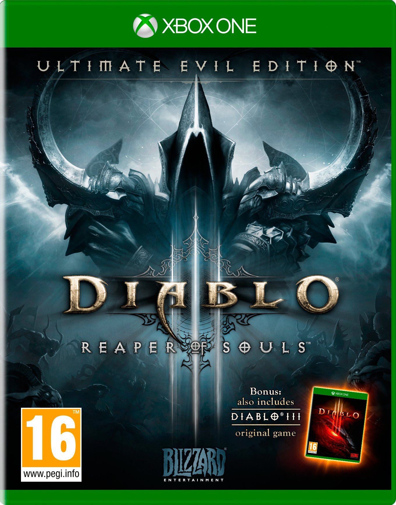 PRODUCT DETAILS 【商品情報】・商品名：Diablo III (3) Reaper of Souls Ultimate Evil Microsoft XBox One Game・対応機種：Xbox One／Xbox Series X・仕様：北米版・言語：英語【コンディション】・新品・海外直輸入品です。・パッケージに輸送によるスレ・小傷がある場合があります。 ■ 日本国内のXbox本体でプレイいただけます Xbox One／Xbox Series X のディスクはリージョンフリーのため、北米版のソフトも日本国内で購入された本体でそのままプレイいただけます。対応本体：Xbox One／Xbox One S／Xbox One X／Xbox Series X ■ 北米版ゲームについてのご注意（必ずお読みください） ・ゲーム内の表示および音声は英語です。日本語には対応しておりません。・Xbox Series S はディスクドライブを搭載していないため、本商品はプレイできません。・追加コンテンツ（DLC）やオンライン機能のご利用には、北米（海外）のMicrosoftアカウントが必要となる場合があります。・パッケージ・取扱説明書はすべて英語表記です。・海外版であること、およびお手持ちの本体で使用できないことを理由とした返品・交換はお受けできません。 ■ ご注意 ・掲載画像は実物に近い色味になるよう調整しておりますが、ご利用の環境により差異が生じる場合があります。・複数店舗で在庫を共有しているため、ご注文後に在庫切れとなる場合がございます。・海外倉庫からのお取り寄せのため、発送までに数日〜2〜3週間程度かかる場合があります。 ■ 納期についてお届けの目安を必ずご確認ください。 ご注意 海外からの輸入品となります。海外輸送のため、外箱に軽微なスレ等がある場合がございますが、商品本体には影響ございません。 ※在庫状況は仕入先の在庫情報をもとに出来る限り正確に表示しておりますが、取寄せ商品のため、タイミングによりご注文後に欠品・キャンセルとなる場合がございます。