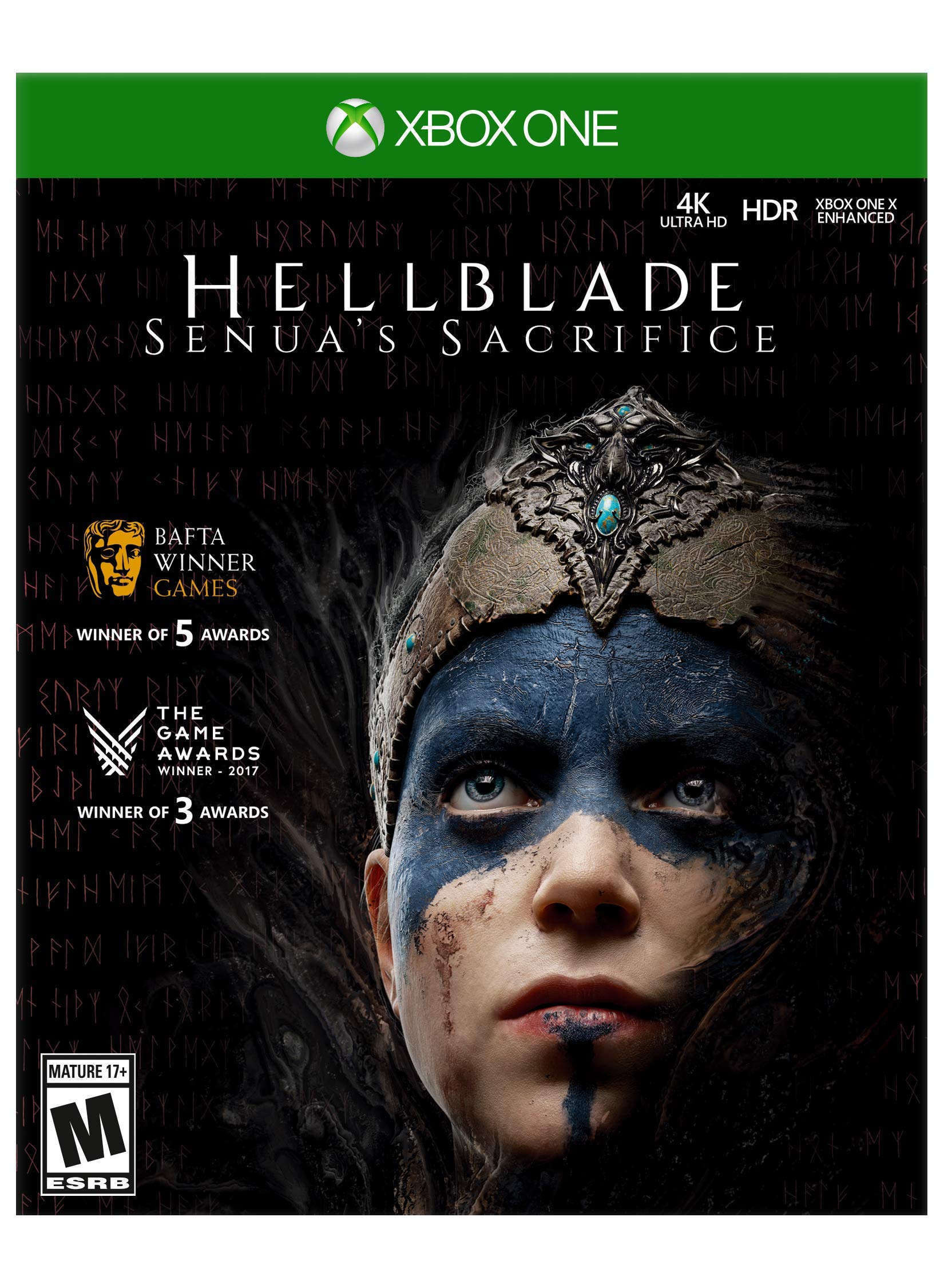 PRODUCT DETAILS 【商品情報】・商品名：Hellblade: Senua's Sacrifice - Xbox One・対応機種：Xbox One／Xbox Series X・仕様：北米版・言語：英語【コンディション】・新品・海外直輸入品です。・パッケージに輸送によるスレ・小傷がある場合があります。 ■ 日本国内のXbox本体でプレイいただけます Xbox One／Xbox Series X のディスクはリージョンフリーのため、北米版のソフトも日本国内で購入された本体でそのままプレイいただけます。対応本体：Xbox One／Xbox One S／Xbox One X／Xbox Series X ■ 北米版ゲームについてのご注意（必ずお読みください） ・ゲーム内の表示および音声は英語です。日本語には対応しておりません。・Xbox Series S はディスクドライブを搭載していないため、本商品はプレイできません。・追加コンテンツ（DLC）やオンライン機能のご利用には、北米（海外）のMicrosoftアカウントが必要となる場合があります。・パッケージ・取扱説明書はすべて英語表記です。・海外版であること、およびお手持ちの本体で使用できないことを理由とした返品・交換はお受けできません。 ■ ご注意 ・掲載画像は実物に近い色味になるよう調整しておりますが、ご利用の環境により差異が生じる場合があります。・複数店舗で在庫を共有しているため、ご注文後に在庫切れとなる場合がございます。・海外倉庫からのお取り寄せのため、発送までに数日〜2〜3週間程度かかる場合があります。 ■ 納期についてお届けの目安を必ずご確認ください。 ご注意 海外からの輸入品となります。海外輸送のため、外箱に軽微なスレ等がある場合がございますが、商品本体には影響ございません。 ※在庫状況は仕入先の在庫情報をもとに出来る限り正確に表示しておりますが、取寄せ商品のため、タイミングによりご注文後に欠品・キャンセルとなる場合がございます。